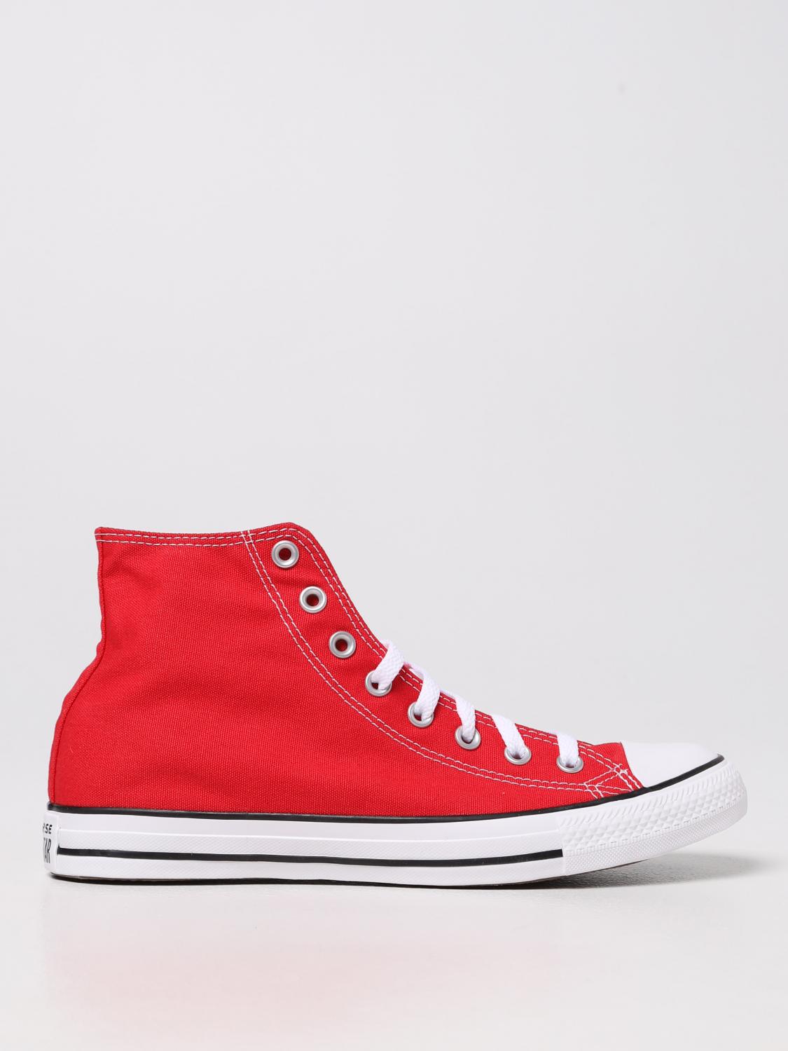 Converse Chuck Taylor Canvas High-top Trainers In Red | ModeSens