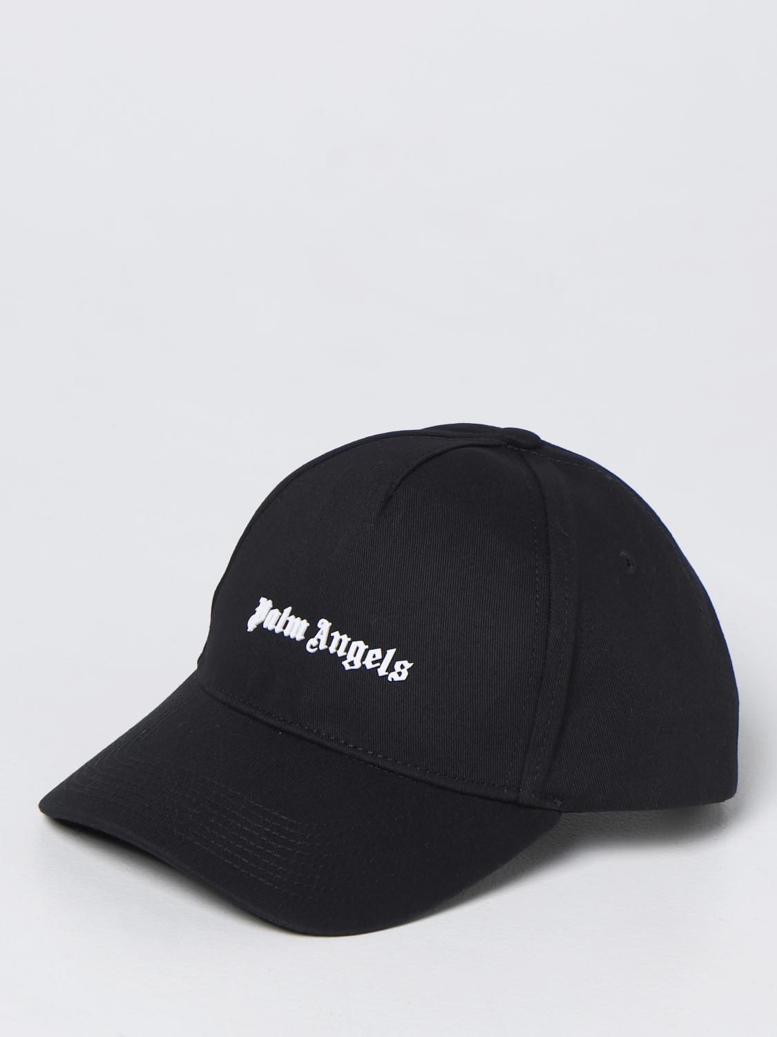 PALM ANGELS: baseball hat - Black | Palm Angels hat PMLB052S22FAB001 ...