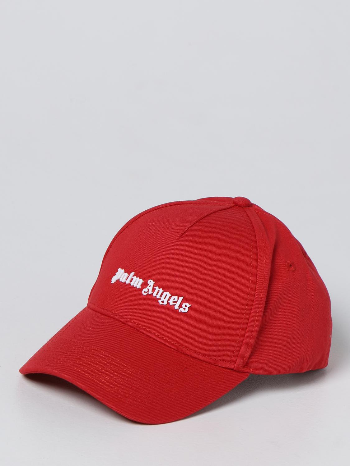 palm angels red hat