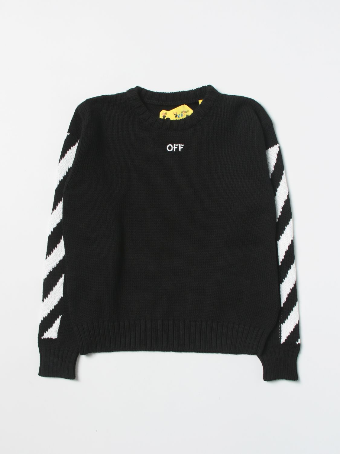 OFF-WHITE COTTON SWEATER,D02622002