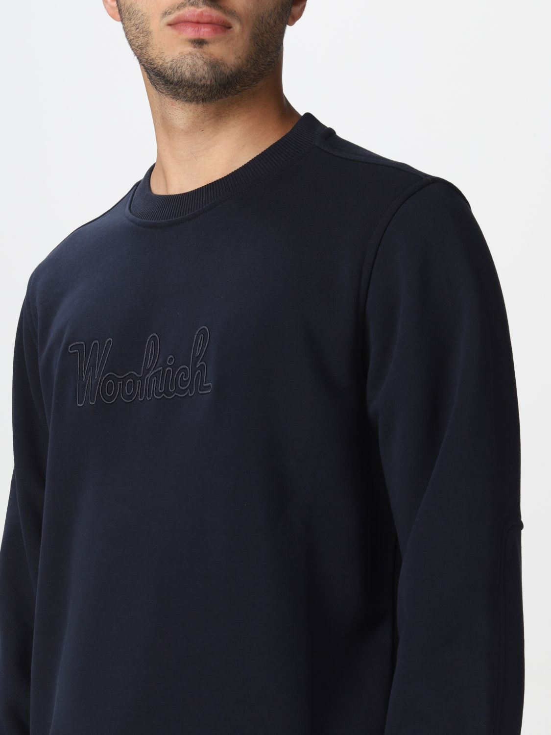 Sweatshirt Woolrich: Woolrich cotton blend sweatshirt with logo blue 3