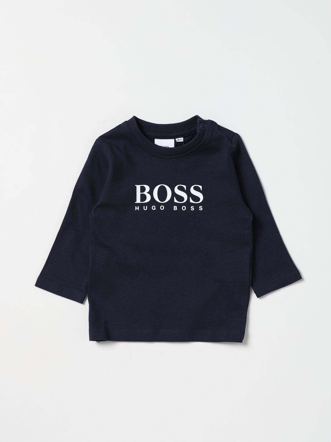 티셔츠 휴고 보스: 티셔츠 소년 Hugo Boss 마린 1