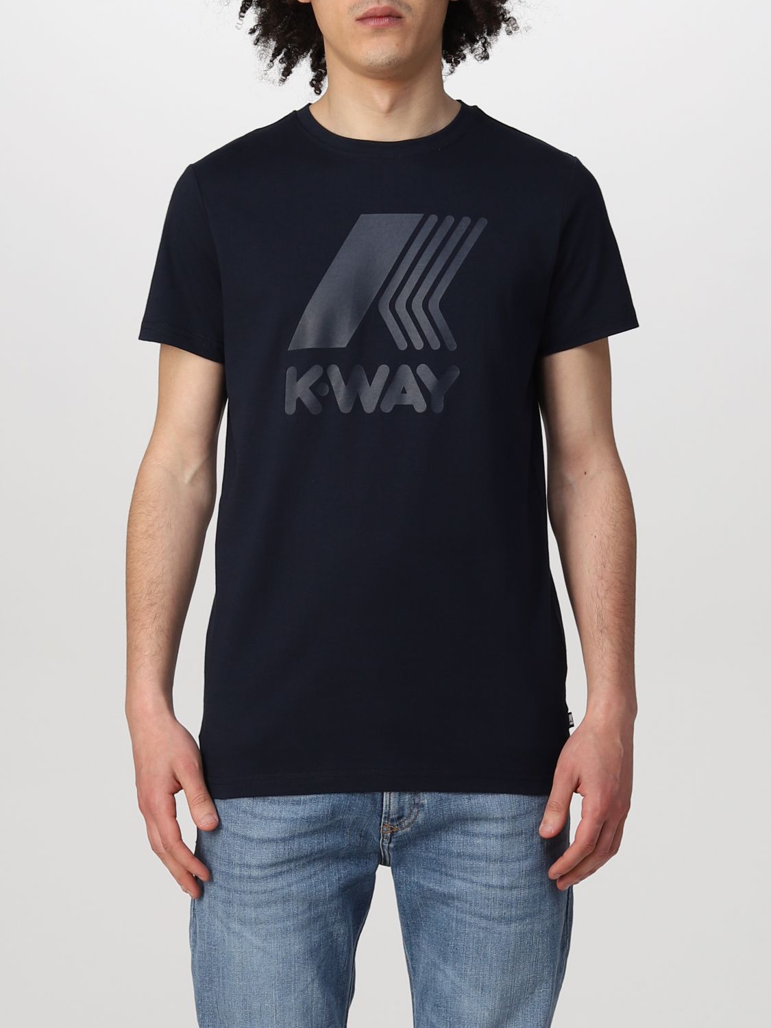 Camiseta K-Way: Camiseta hombre K-way azul oscuro 1