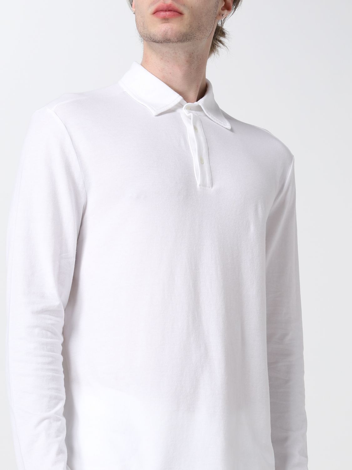 Polo shirt Malo: Malo polo shirt for men white 3