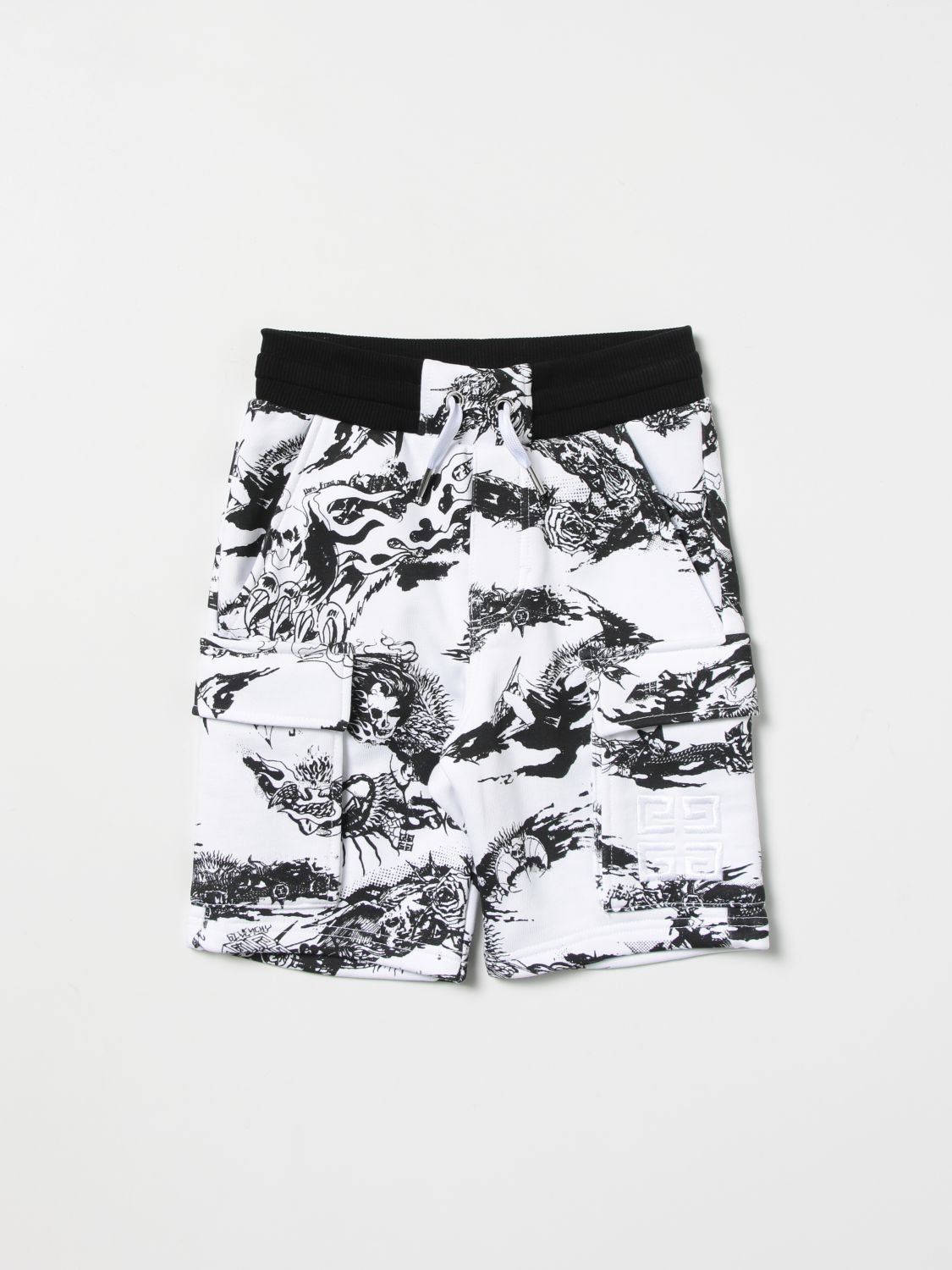 Swimsuit Givenchy: Givenchy printed jogging shorts white 1