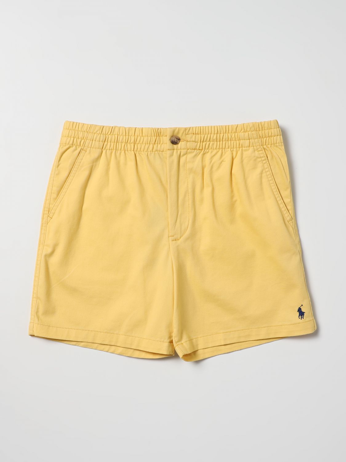 POLO RALPH LAUREN: shorts for boys - Yellow | Polo Ralph Lauren shorts  323855350 online on 