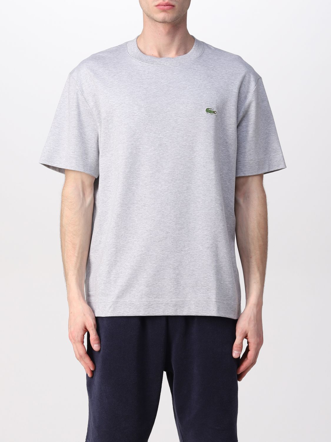 T-shirt Lacoste L!Ve: Lacoste L! Ve T-shirt with logo grey 1