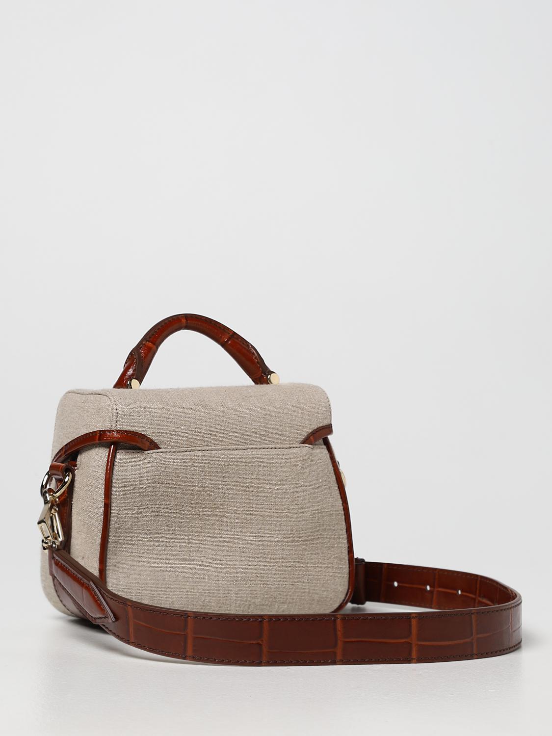 MAX MARA Anna linen canvas bag Natural Handbag Max Mara