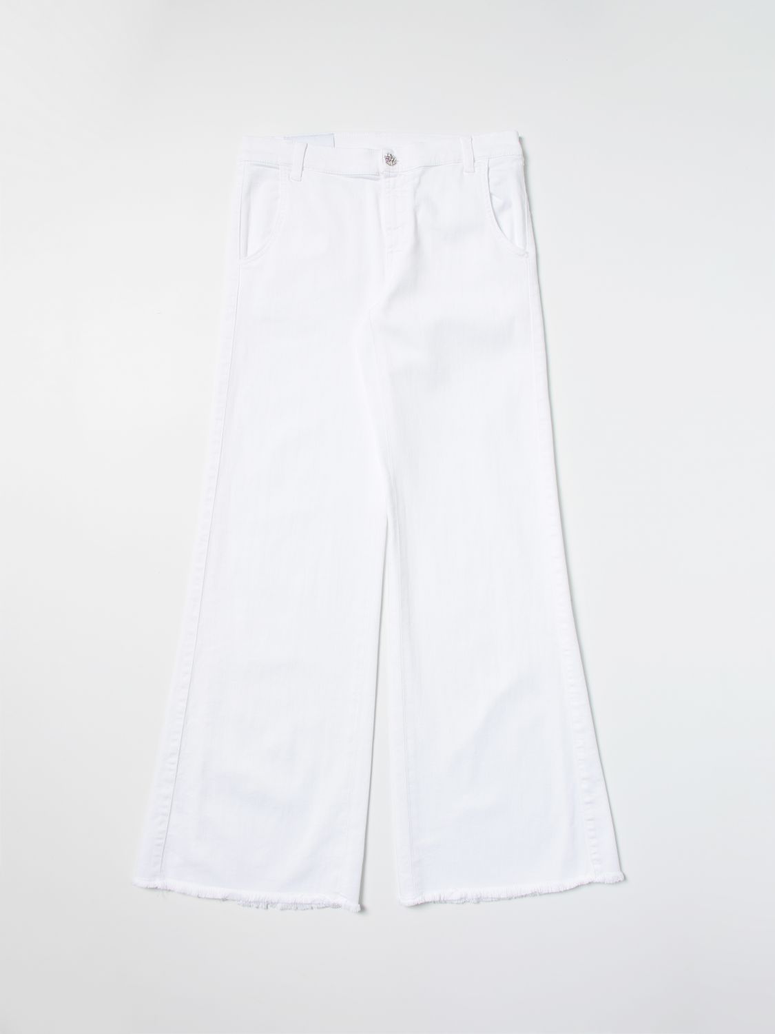 Pantalón Dondup: Pantalón Dondup para niña blanco 1