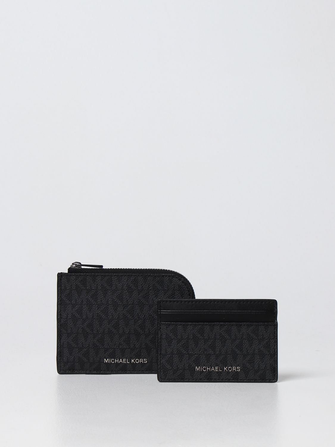 michael kors red and black wallet