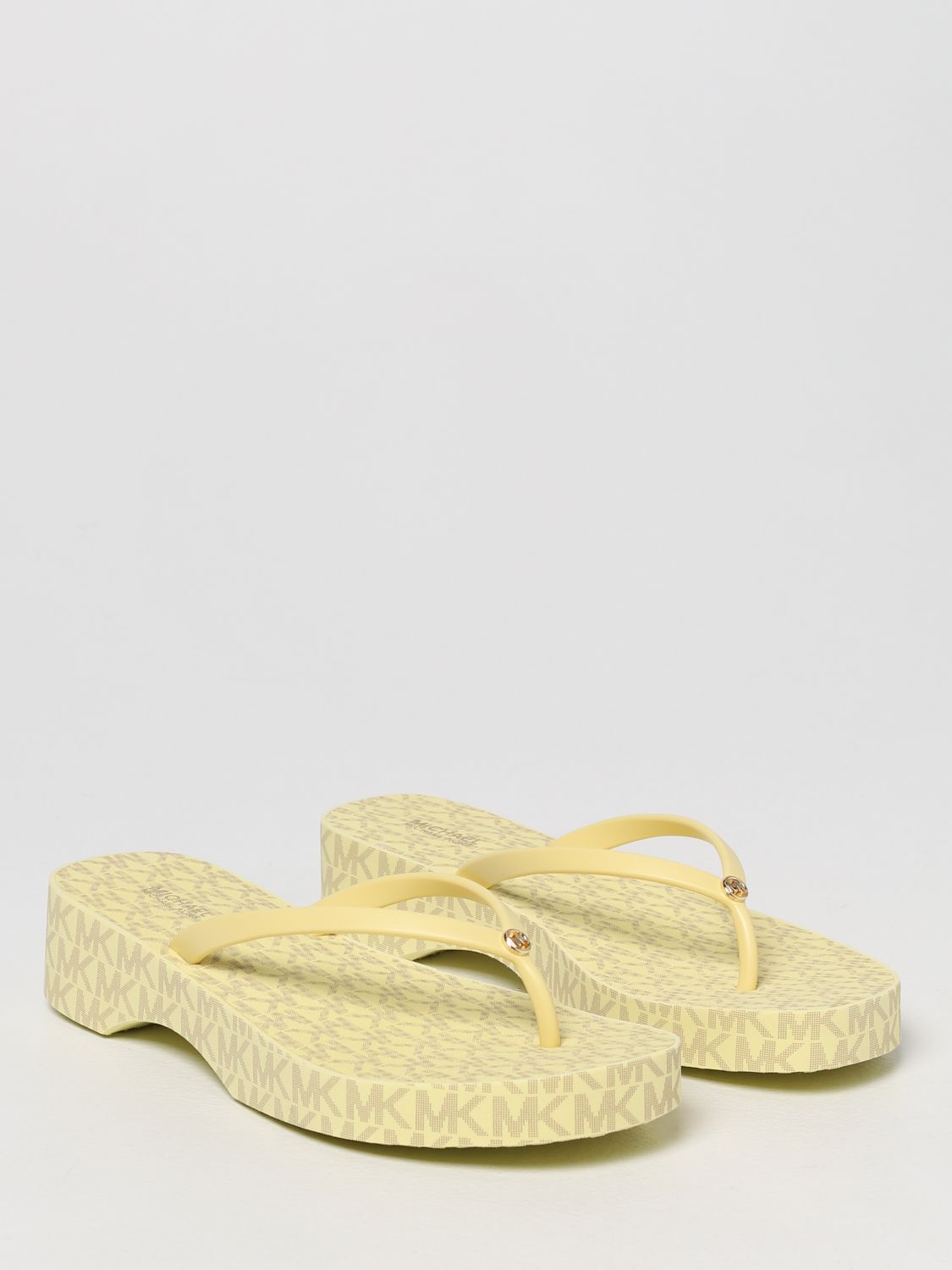 michael kors sandals yellow