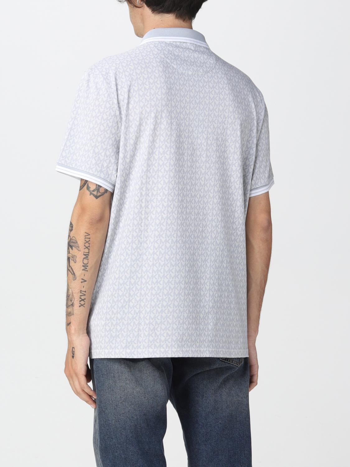 MICHAEL MICHAEL KORS: Camiseta hombre Michael Kors - Aluminio | Polo Michael  Michael Kors CS250V85KS GIGLIO.COM