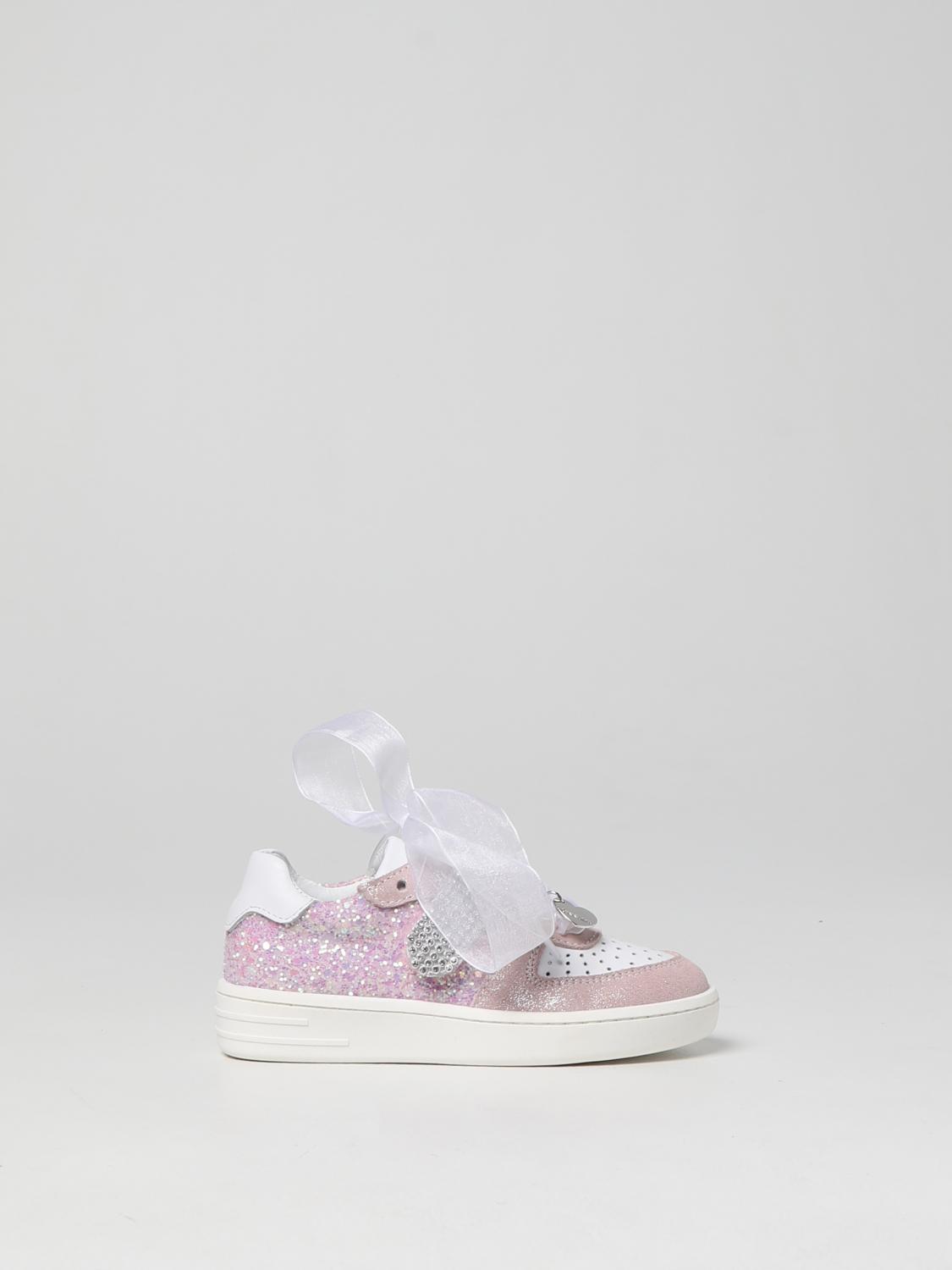 MONNALISA: Sneakers con fiocco - Rosa | Scarpe Monnalisa 8790029709  GIGLIO.COM
