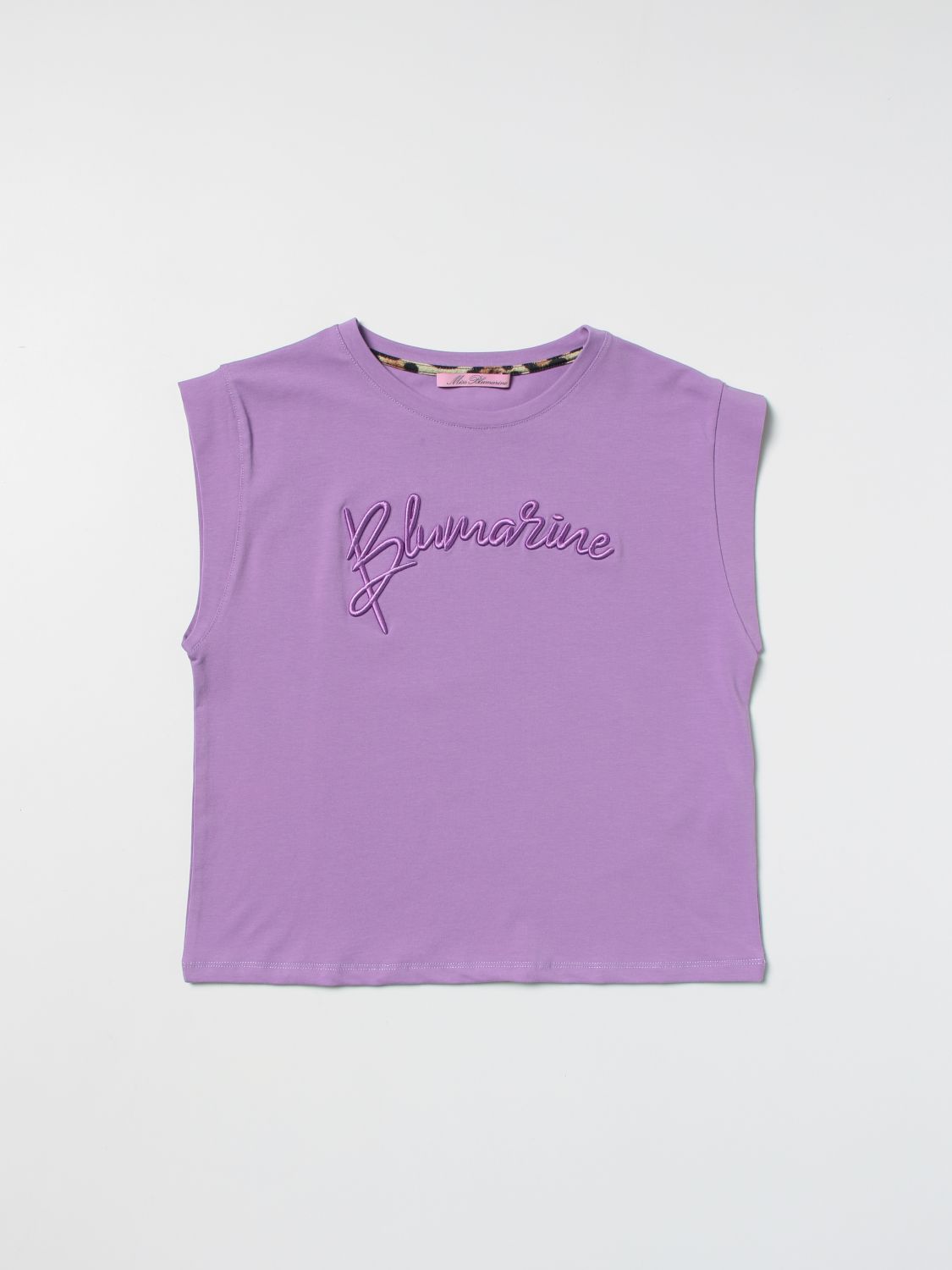Camisetas Miss Blumarine: Camisetas niños Miss Blumarine lila 1