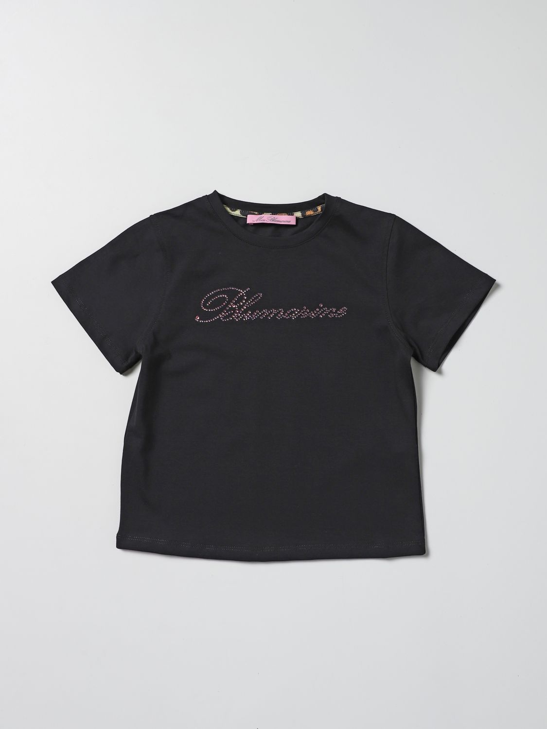 Camisetas Miss Blumarine: Camisetas niños Miss Blumarine negro 1