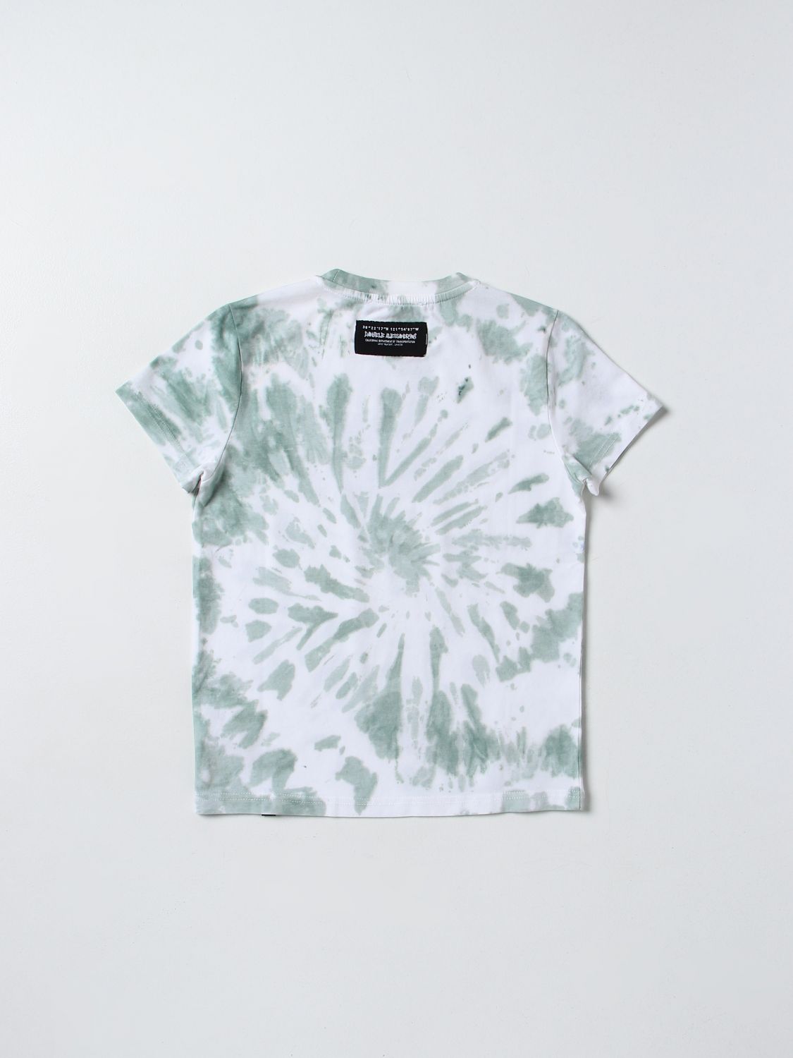 Daniele Alessandrini Outlet: t-shirt with tie dye print - White 1 | Daniele  Alessandrini t-shirt 1236M1016 online on GIGLIO.COM