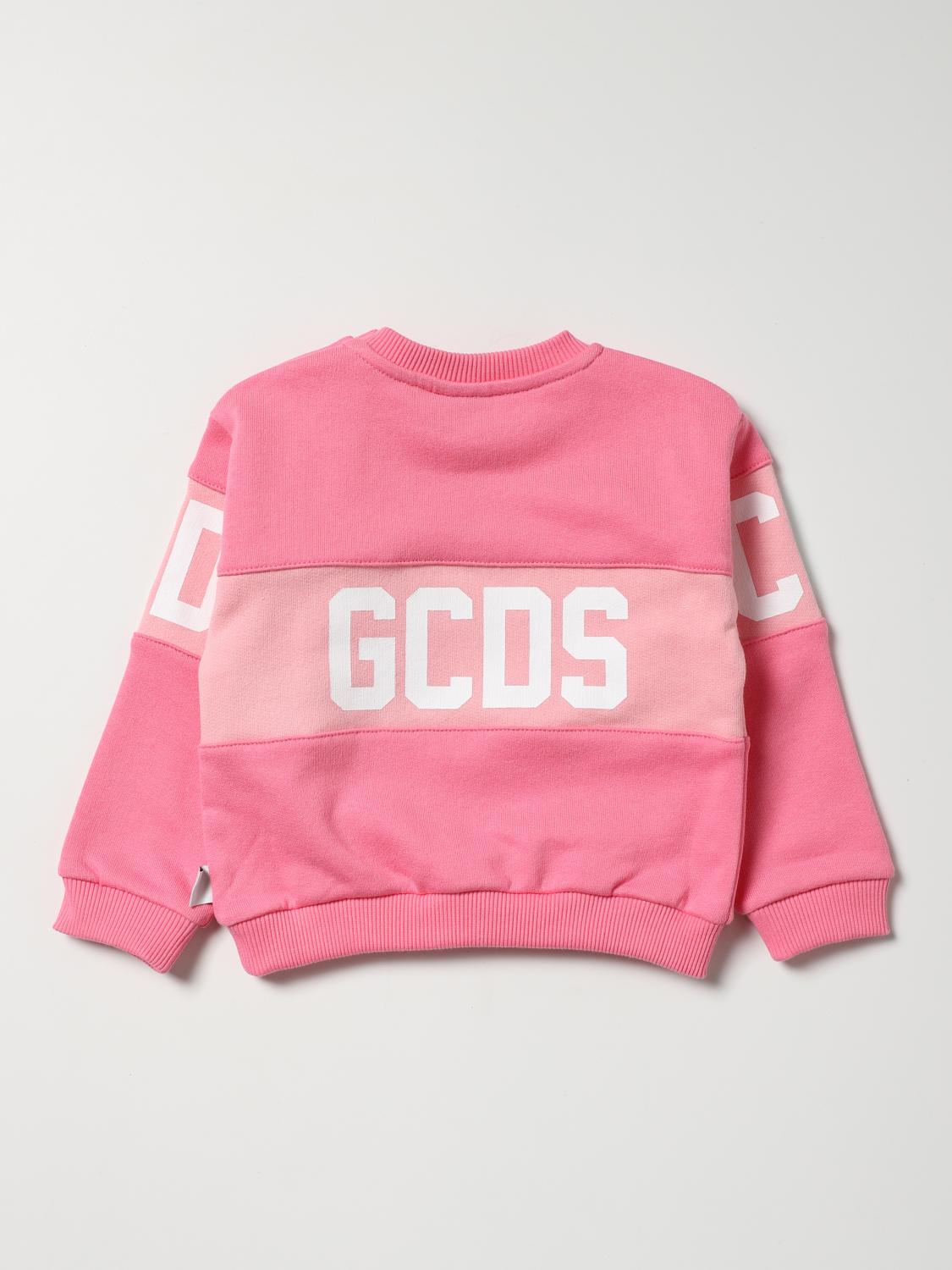 GCDS: Maglia bambino - Rosa | Maglia Gcds GUF002LCA33 GIGLIO.COM