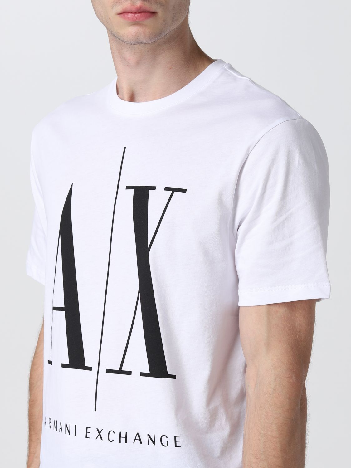 T-Shirt Armani Exchange: Armani Exchange Herren T-Shirt weiß 3