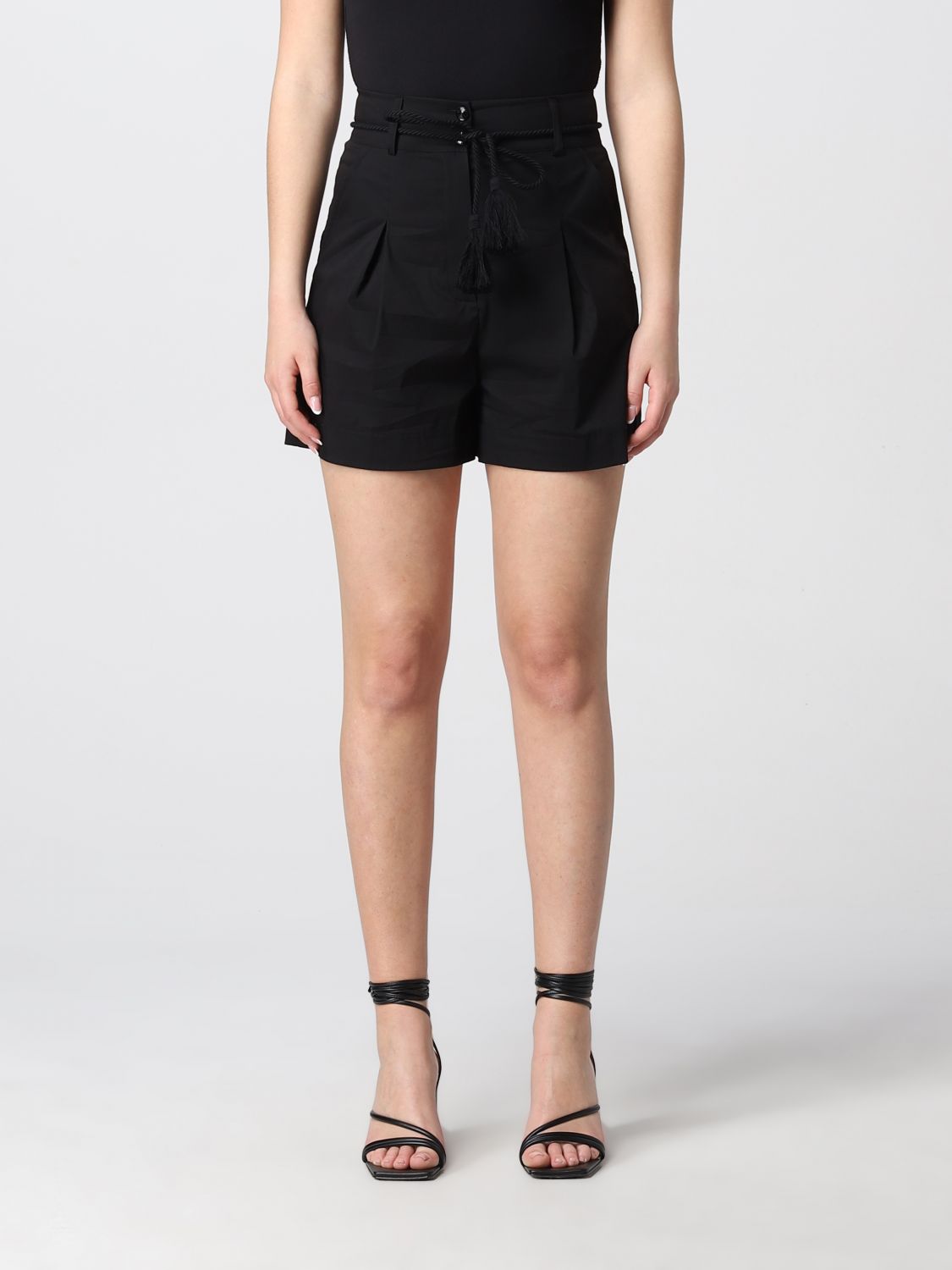Inactief Knooppunt Uitstroom PATRIZIA PEPE: short for woman - Black | Patrizia Pepe short 2P1414A23  online on GIGLIO.COM
