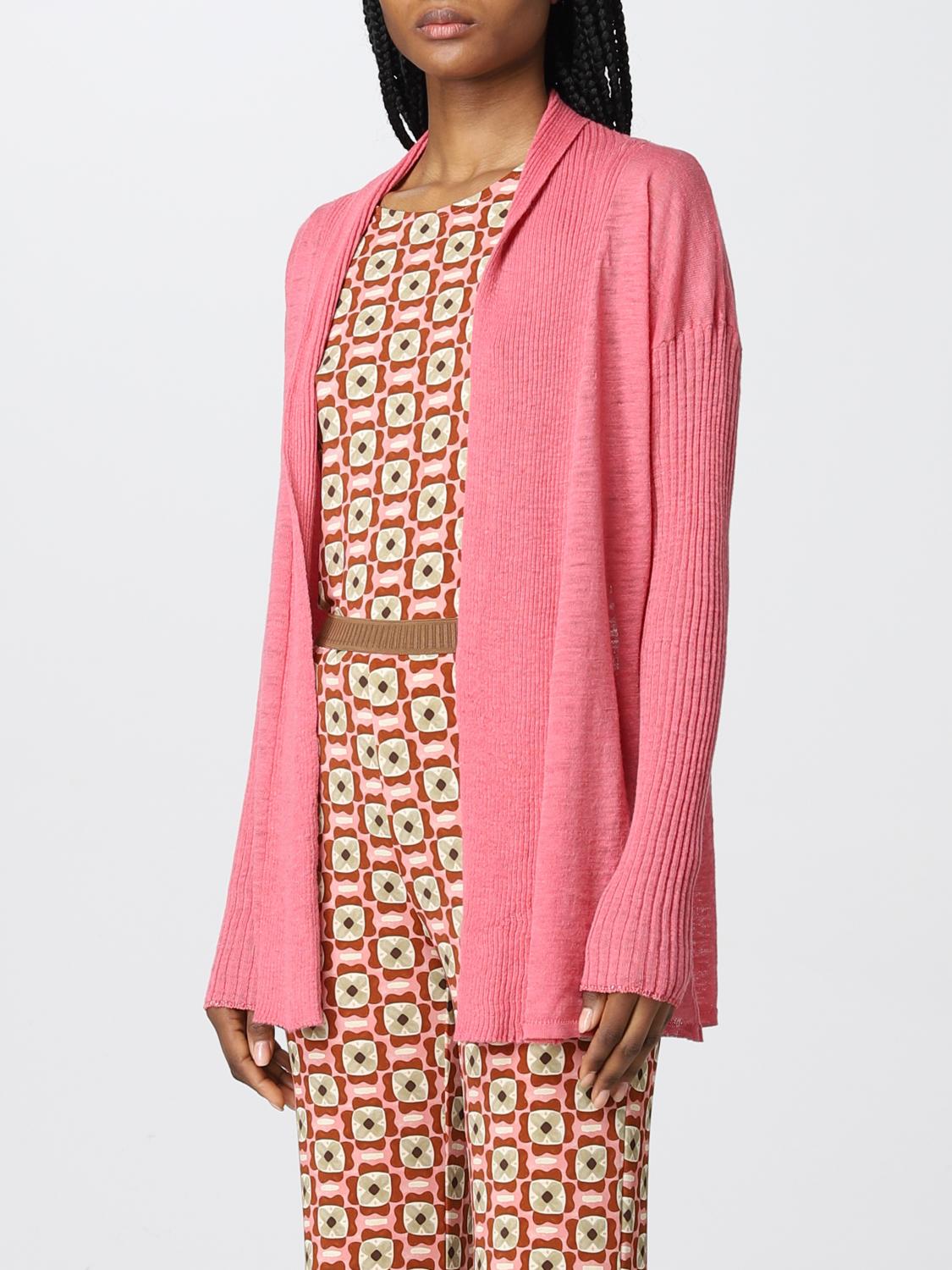 CARDIGAN KNIT CROCHET Pistacchio Malìparmi | Acquista online