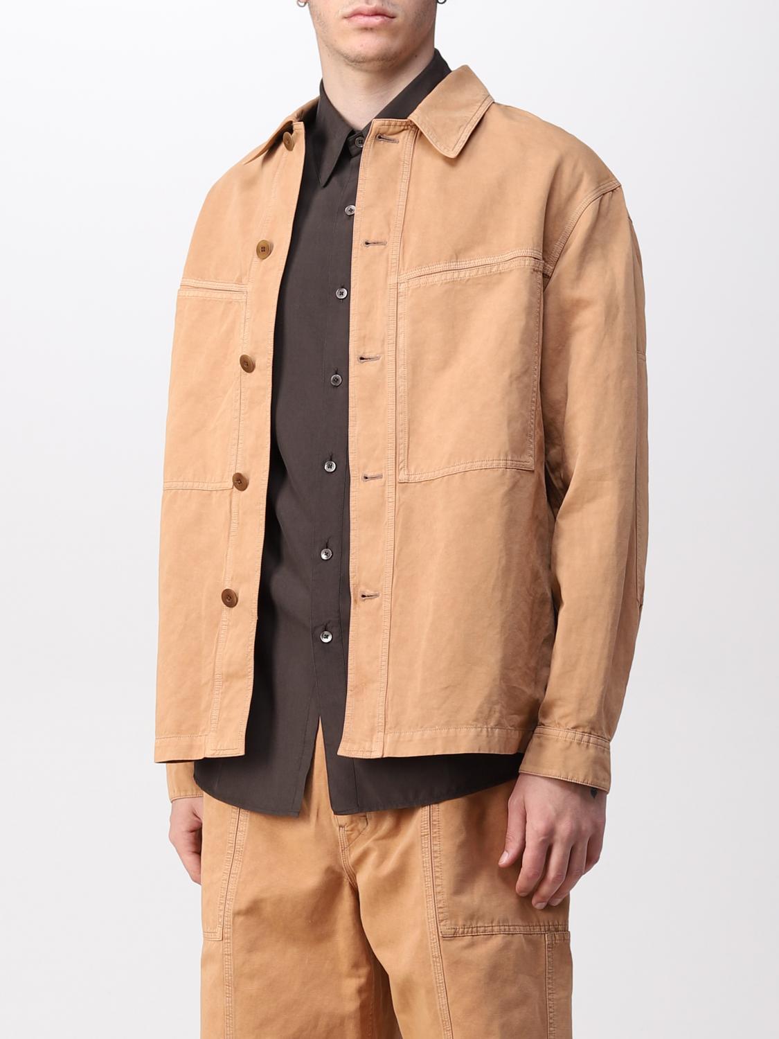 LEMAIRE: Shirt men - Earth | Jacket 