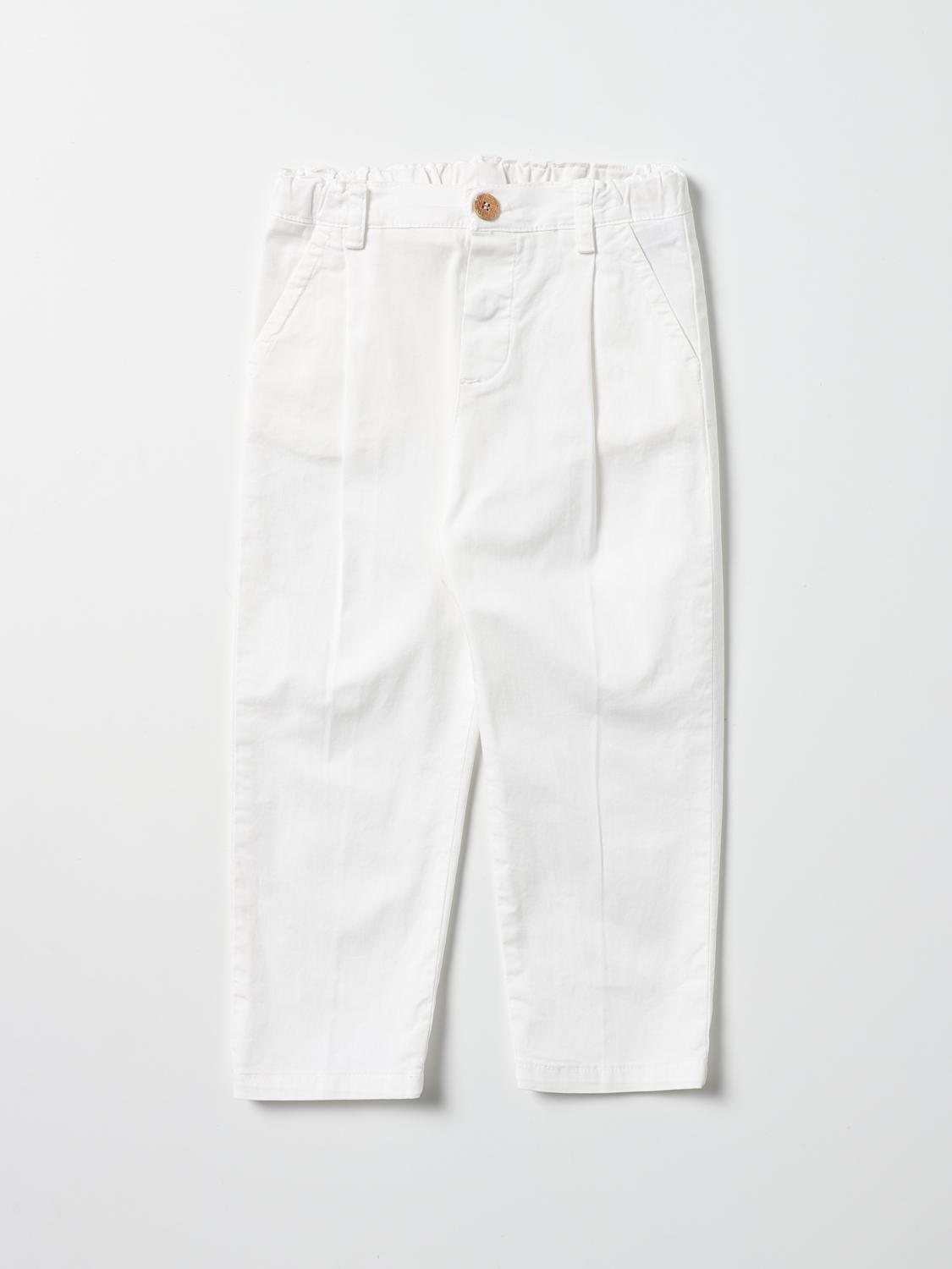 Zhoe & Tobiah Pants  Kids Color White