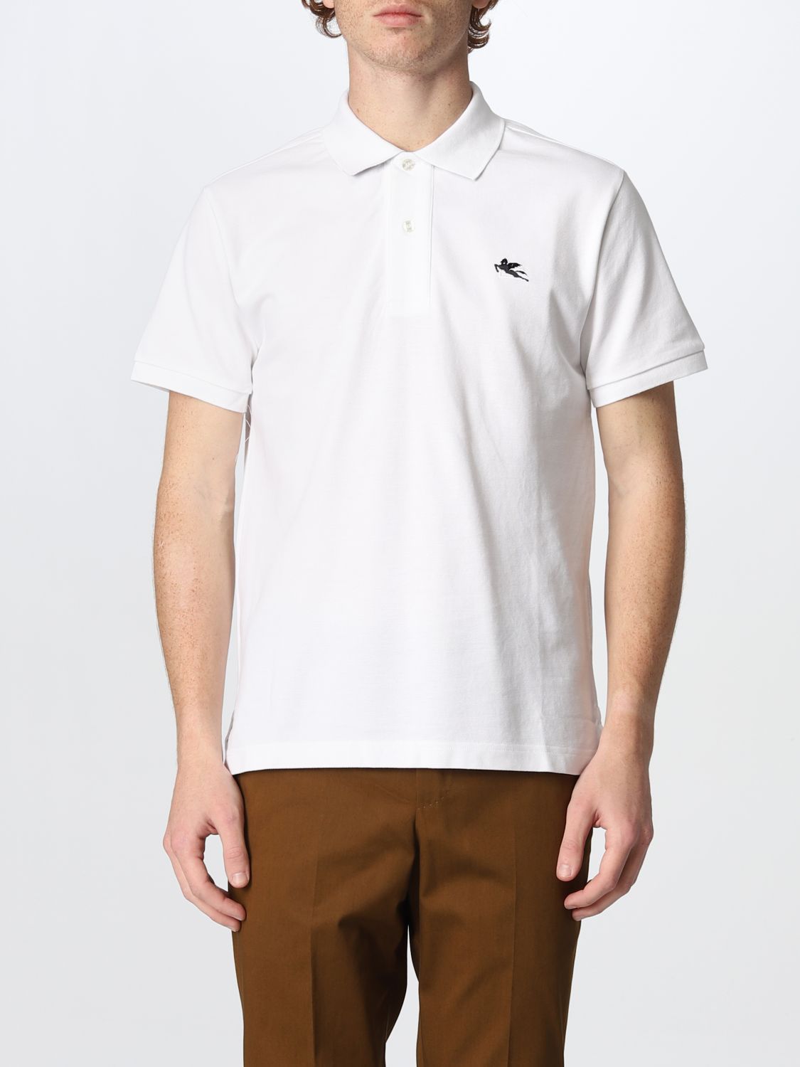 ポロシャツ エトロ: ポロシャツ Etro メンズ ホワイト 1