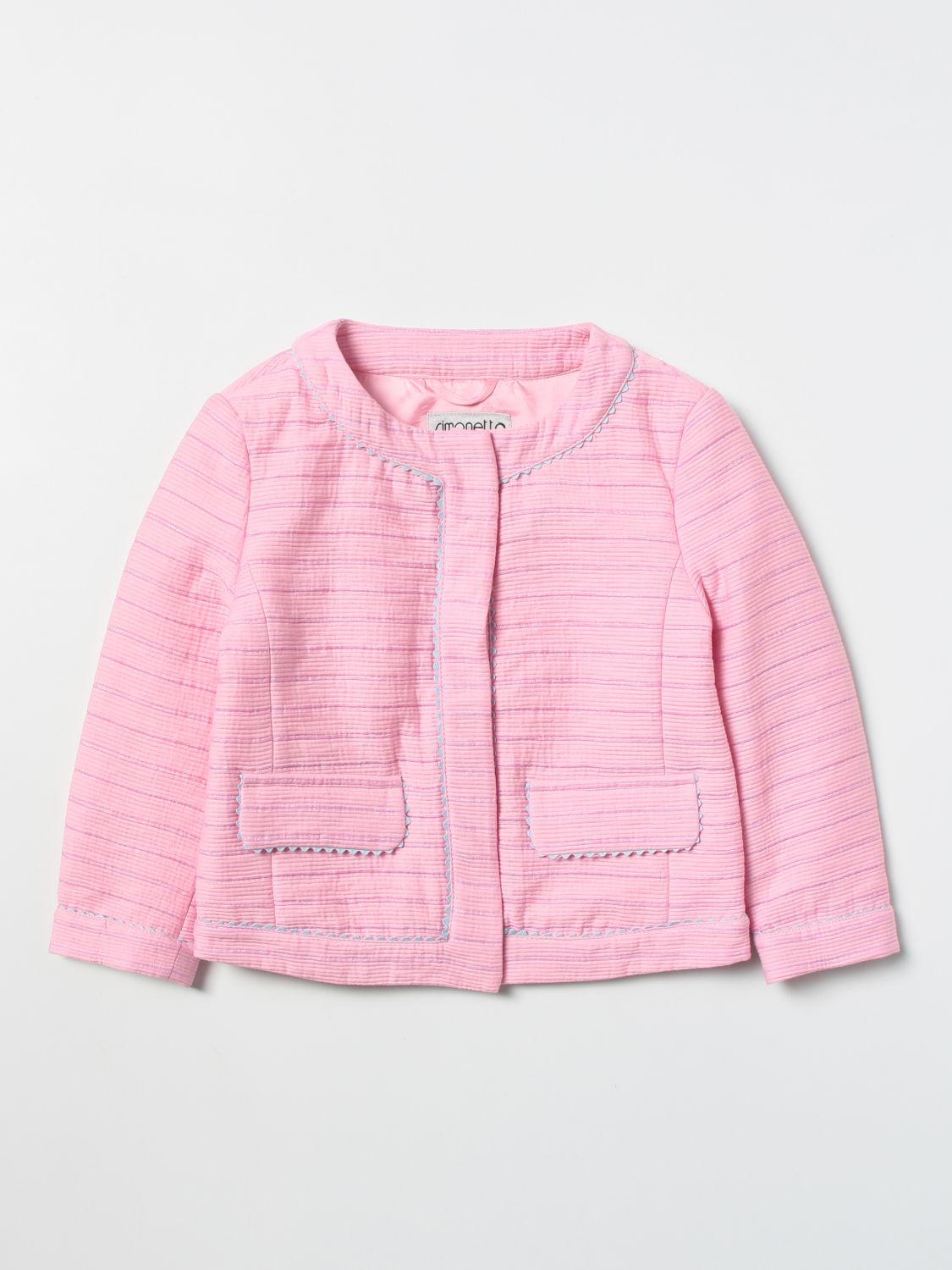 Jacket Simonetta: Blazer kids Simonetta pink 1