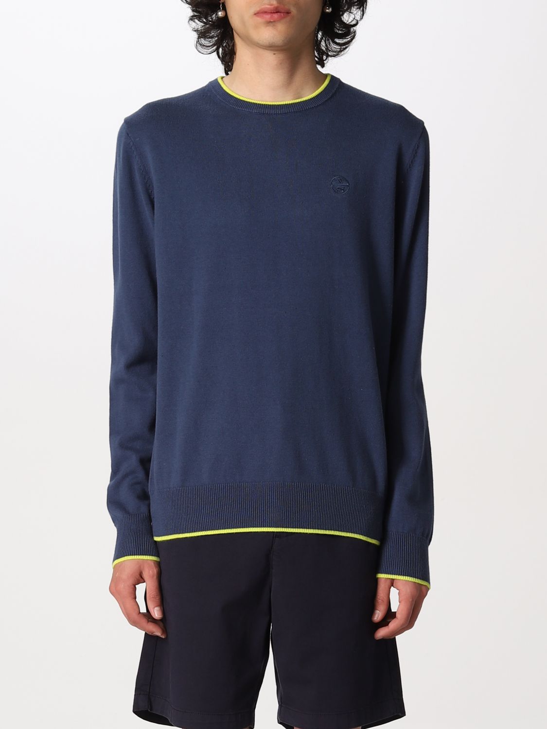 NORTH SAILS: sweater for man - Blue | North Sails sweater 699478 online ...