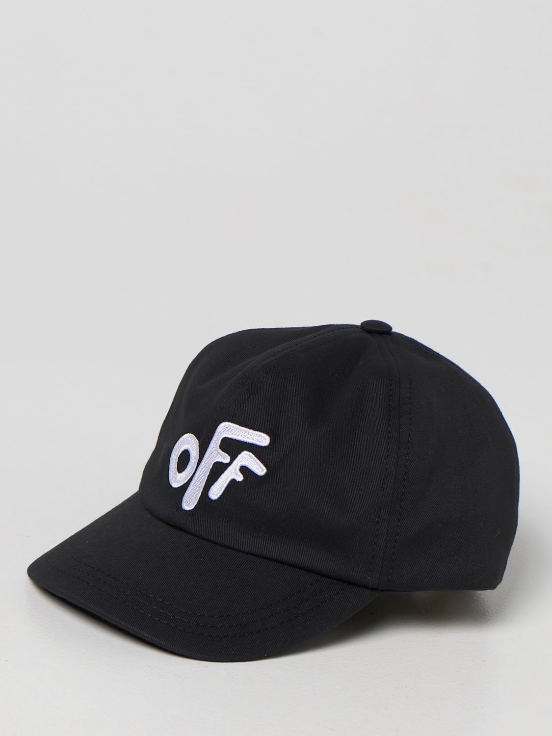 Girls' hats Off-White: Off White baseball cap black 1