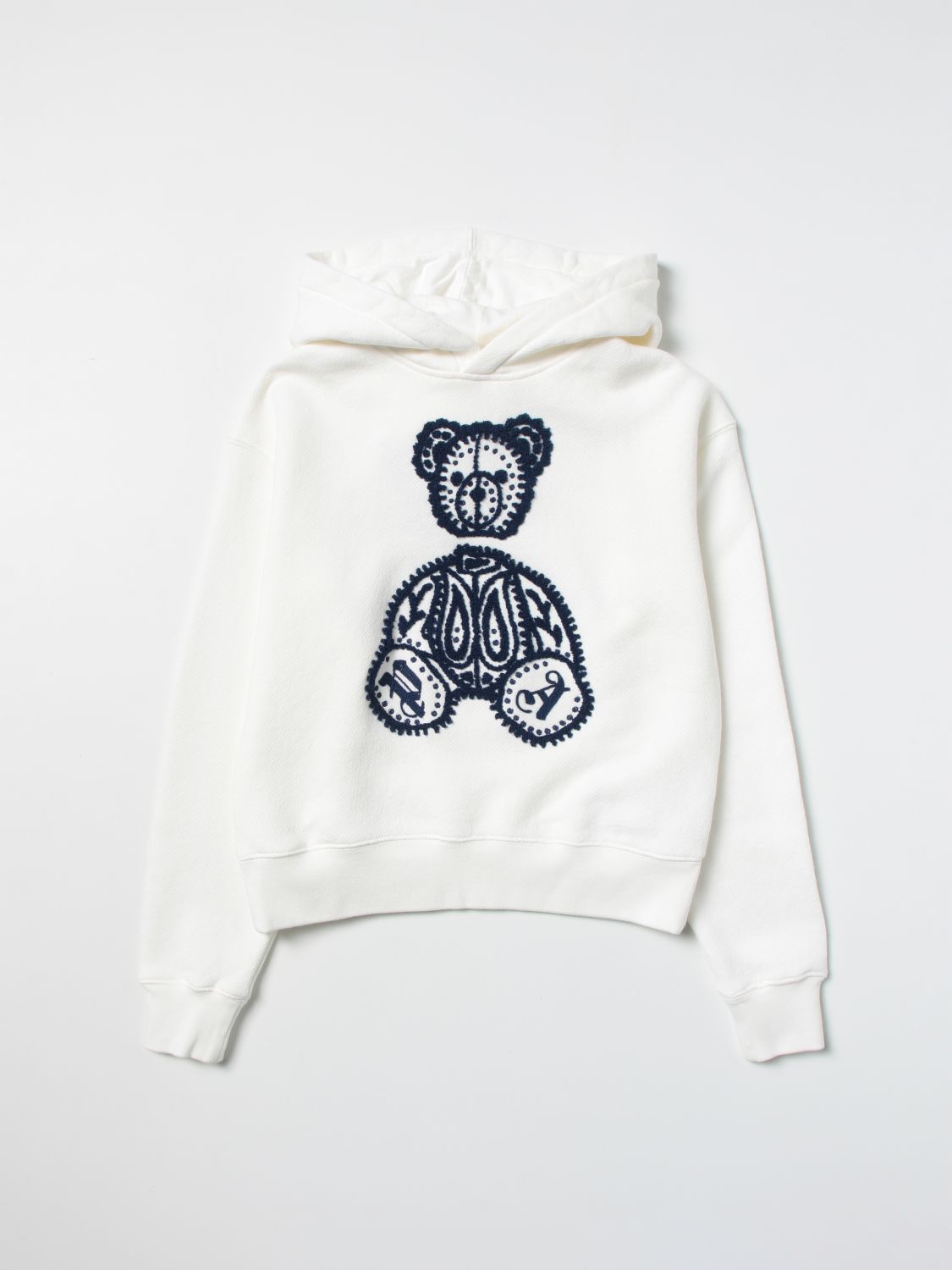 PALM ANGELS JUMPER WITH EMBROIDERED TEDDY BEAR,D05101001