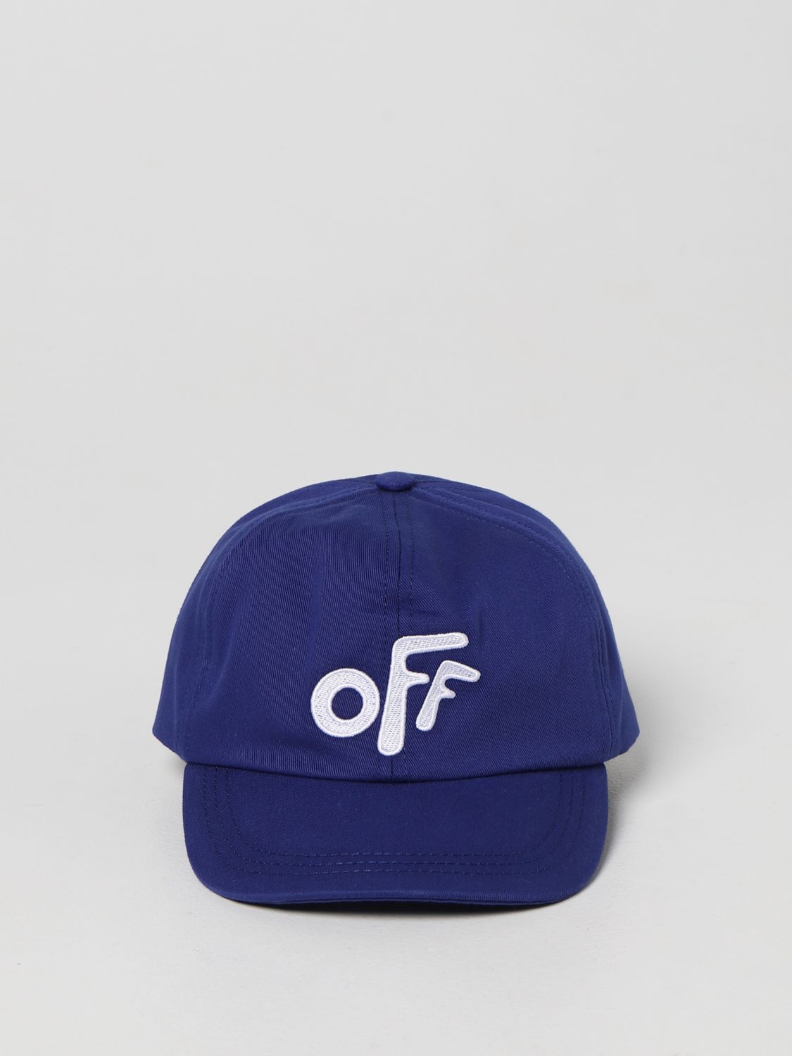 off white blue hat