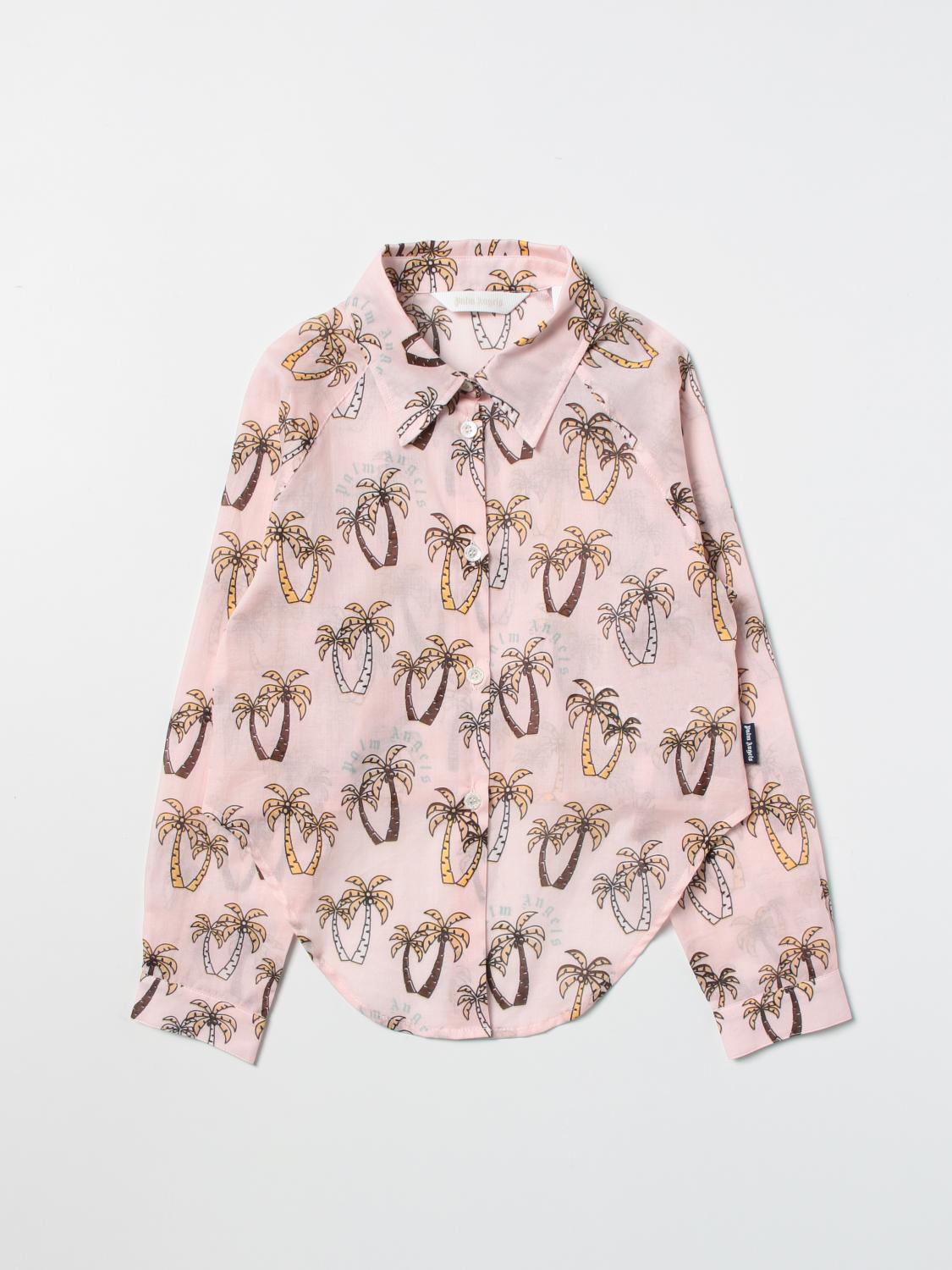 Palm Angels Shirt  Kids In Pink