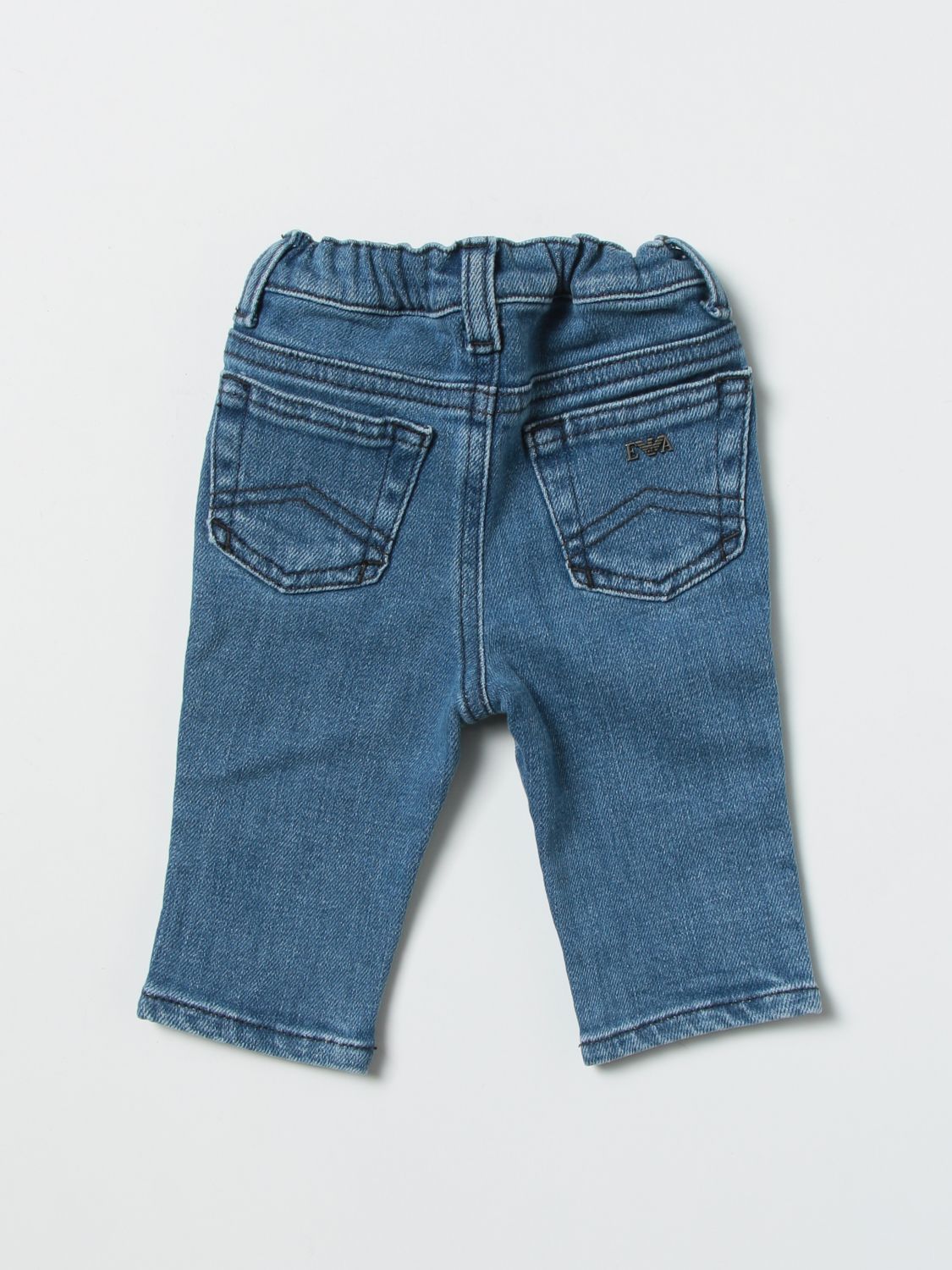 EMPORIO ARMANI: jeans for baby - Blue | Emporio Armani jeans ...