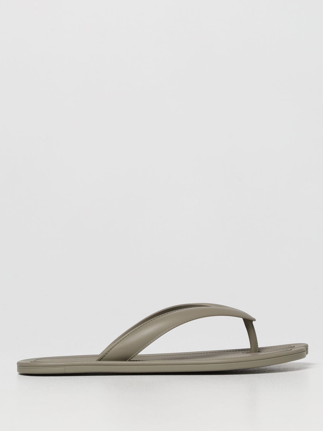 Flat sandals Maison Margiela: Maison Margiela rubber thongs grey 1