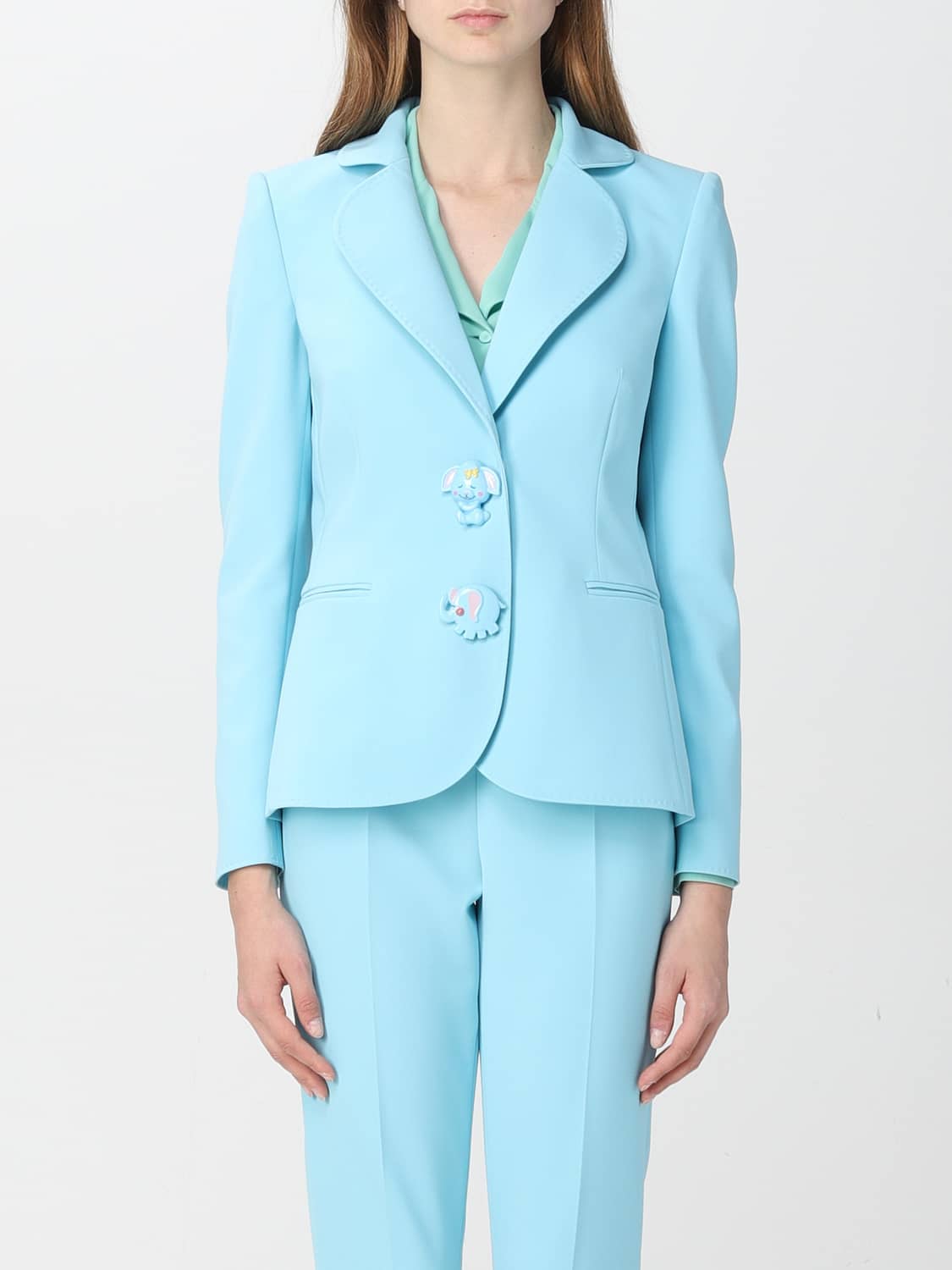 Robe Femme MOSCHINO COUTURE Bleu/noir - Taille 3488AQ, Neuf Avec étiquettes, Mi-longue
