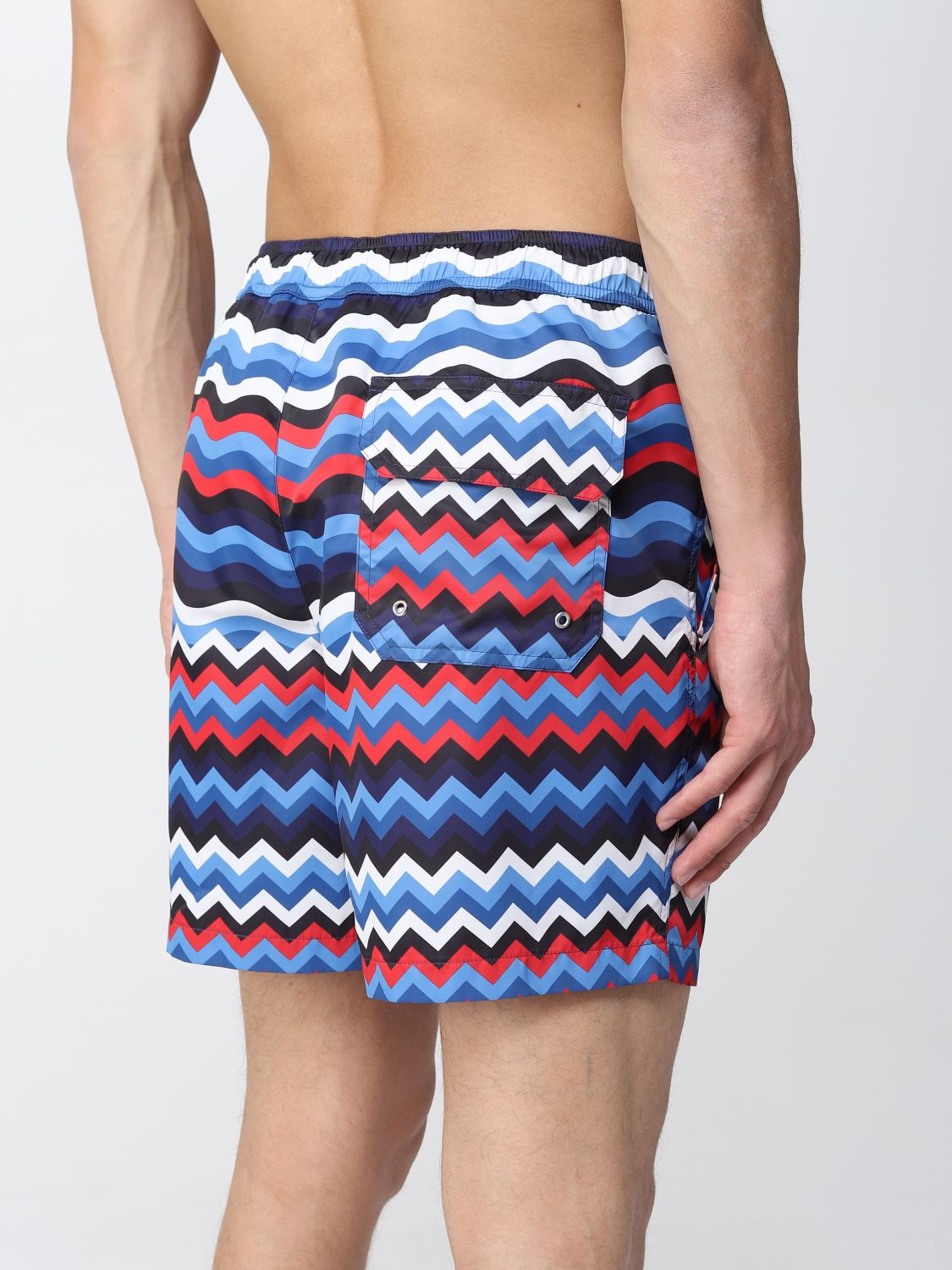 Swimsuit Missoni: Missoni zigzag swim shorts blue 3