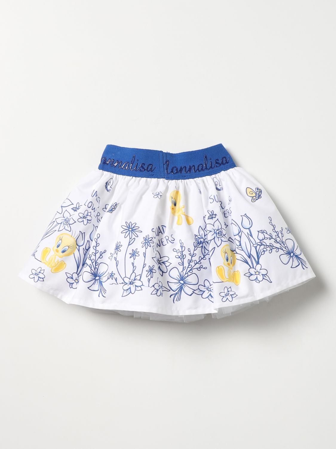 Skirt Monnalisa: Monnalisa skirt for baby gnawed blue 2