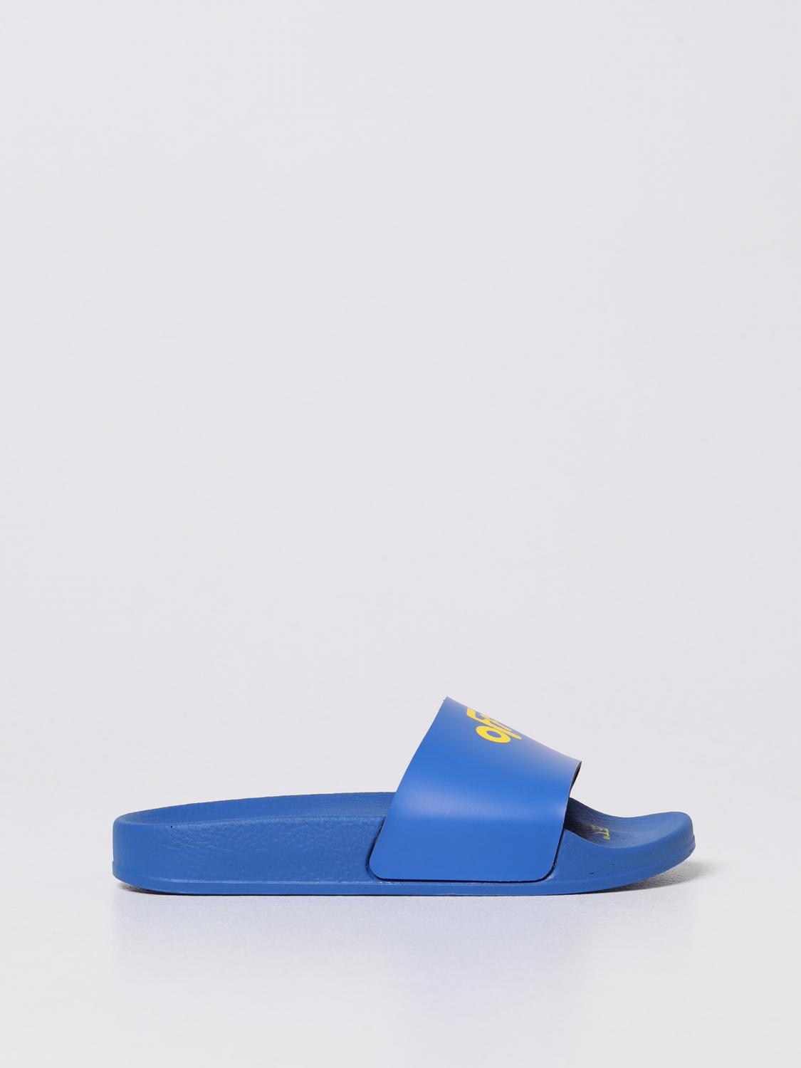 off white blue slides