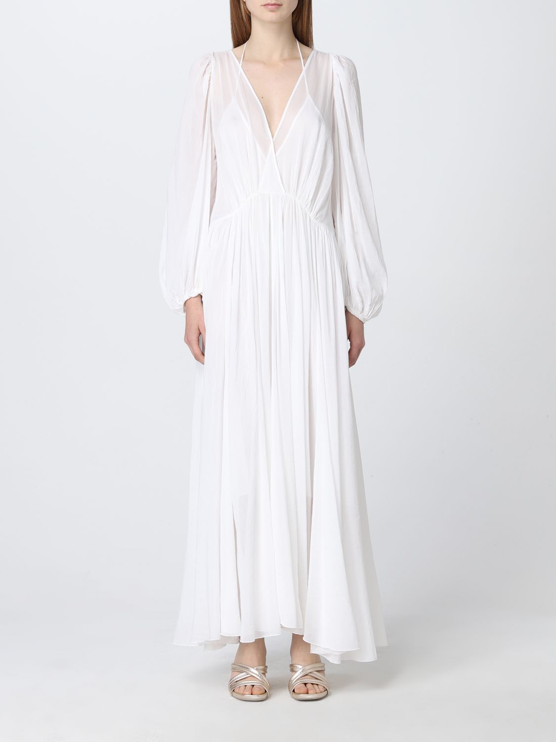 FORTE FORTE: dress for woman - White | Forte Forte dress 9183 online on ...