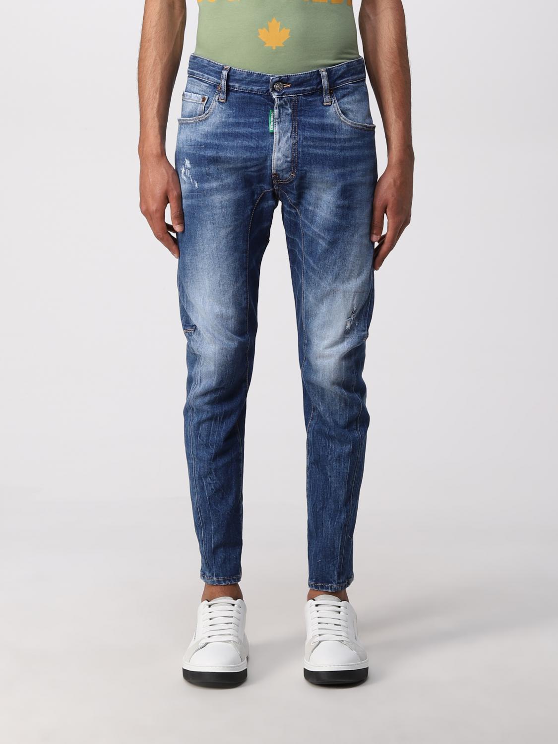 Pantalón Vaquero Dsquared2 con Rotos Azul Hombre S71LB1033S30789-470 |  Comprar Online en Capitán Siroco Talla 30 Color BLUE