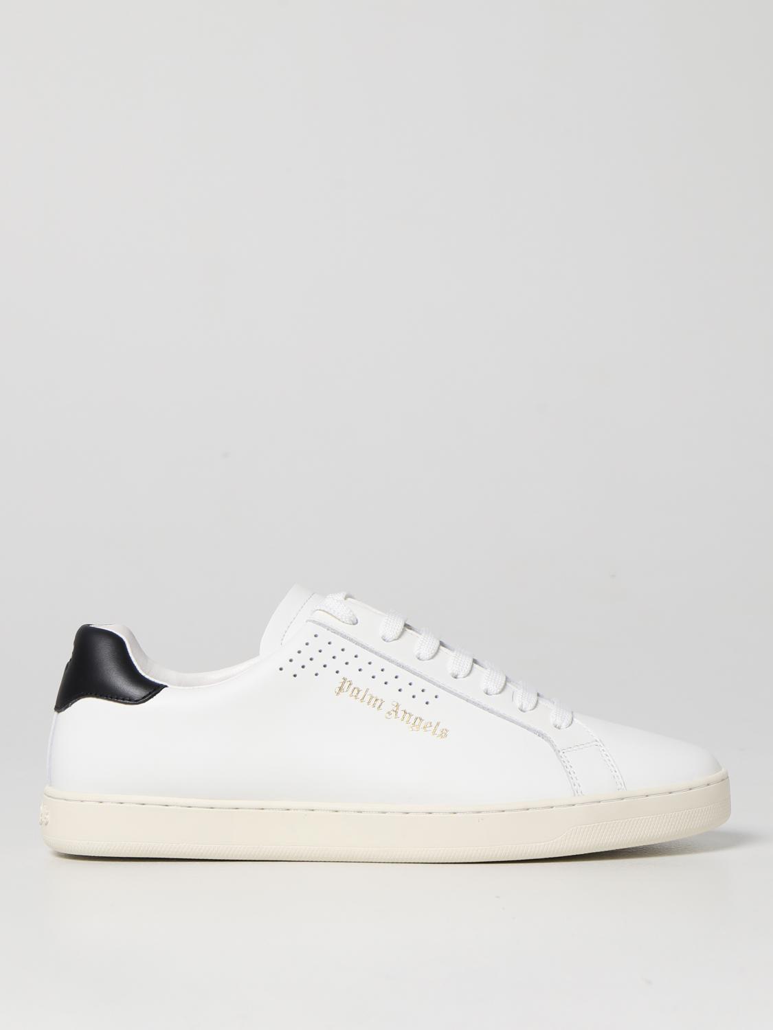 Palm Angels Tennis Logo Low-top Sneakers In White