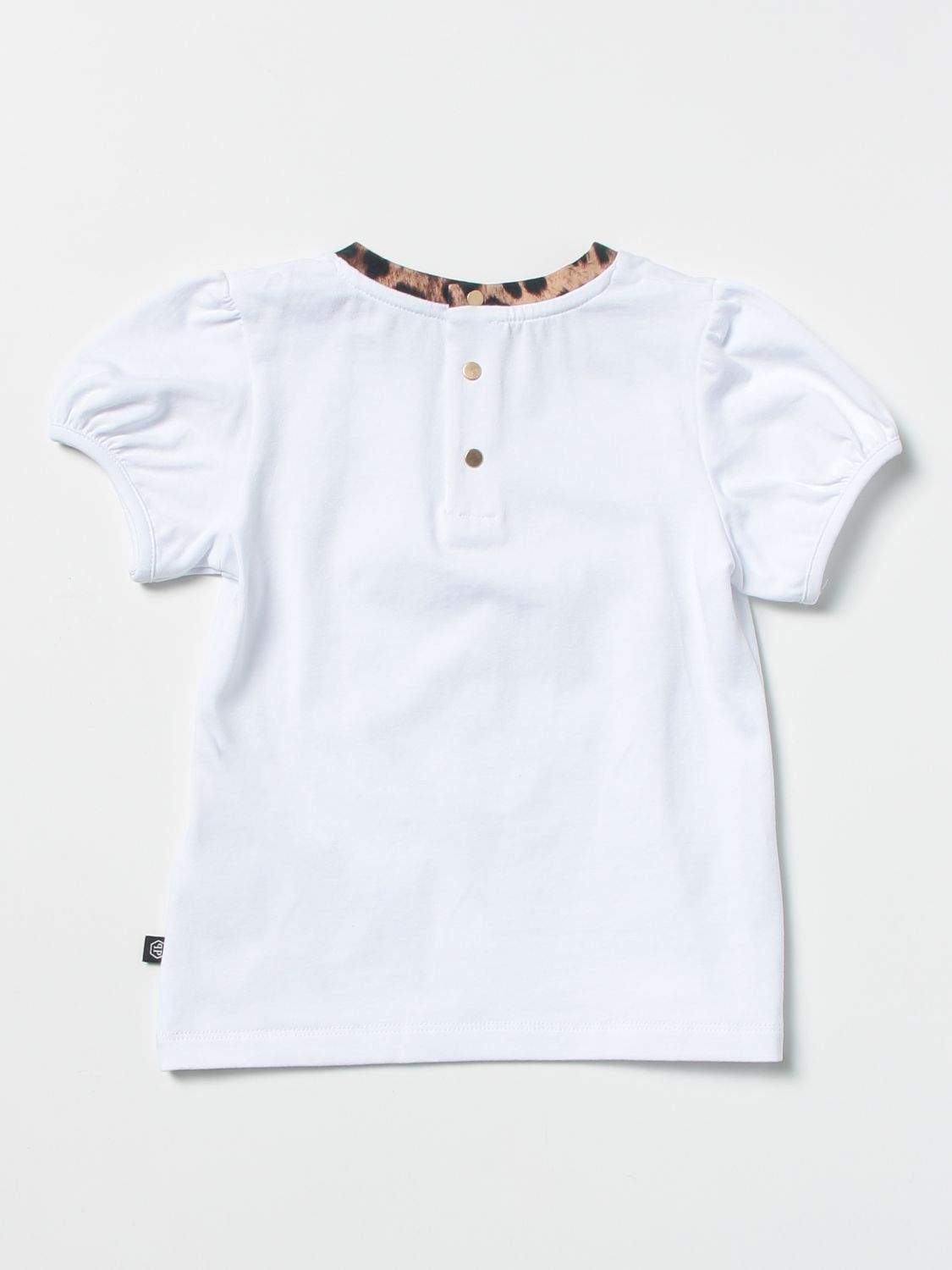 T-shirt Philipp Plein: T-shirt Philipp Plein con logo laminato bianco 2