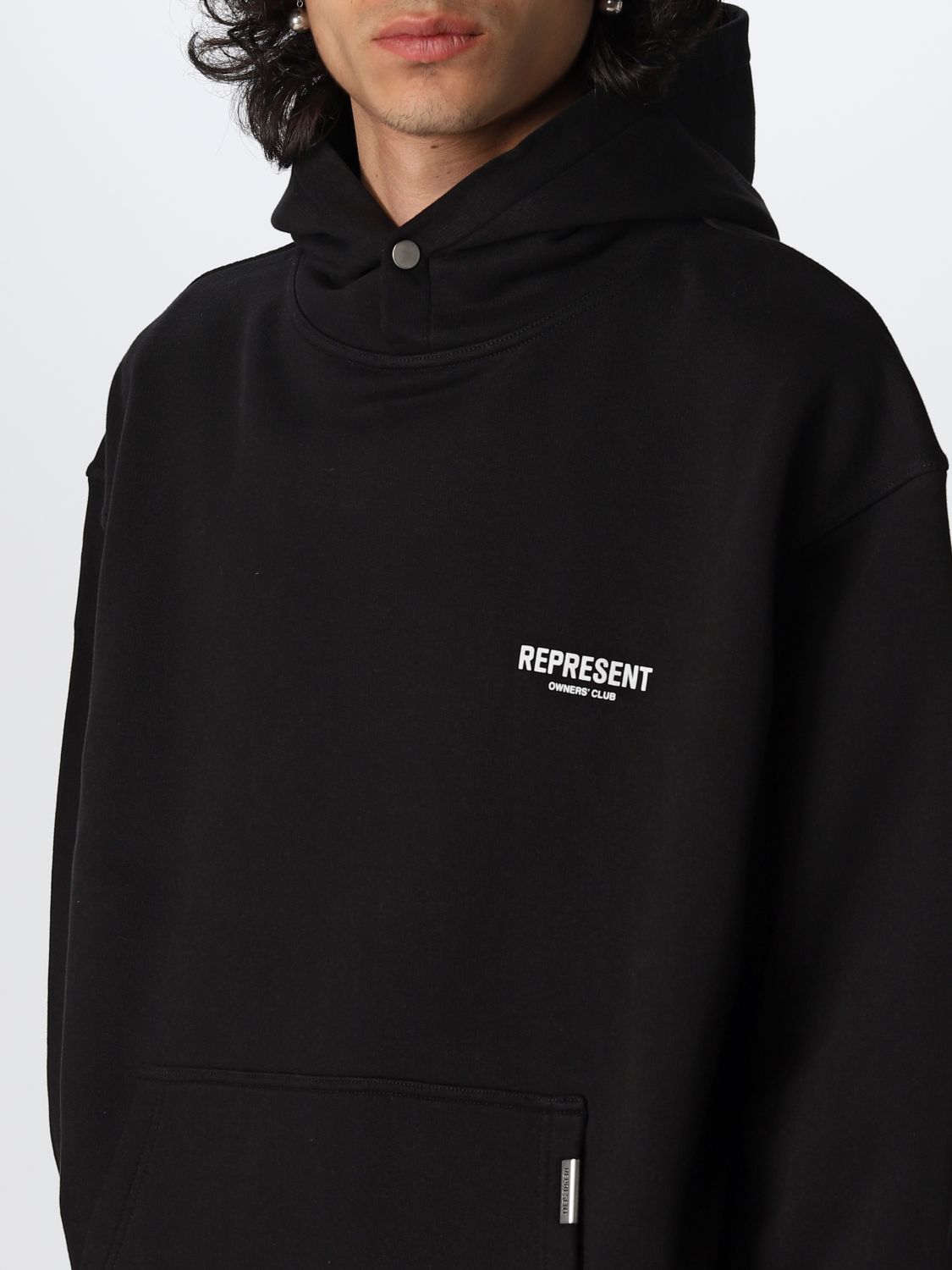 Sweatshirt Represent: Represent cotton sweatshirt with logo black 3
