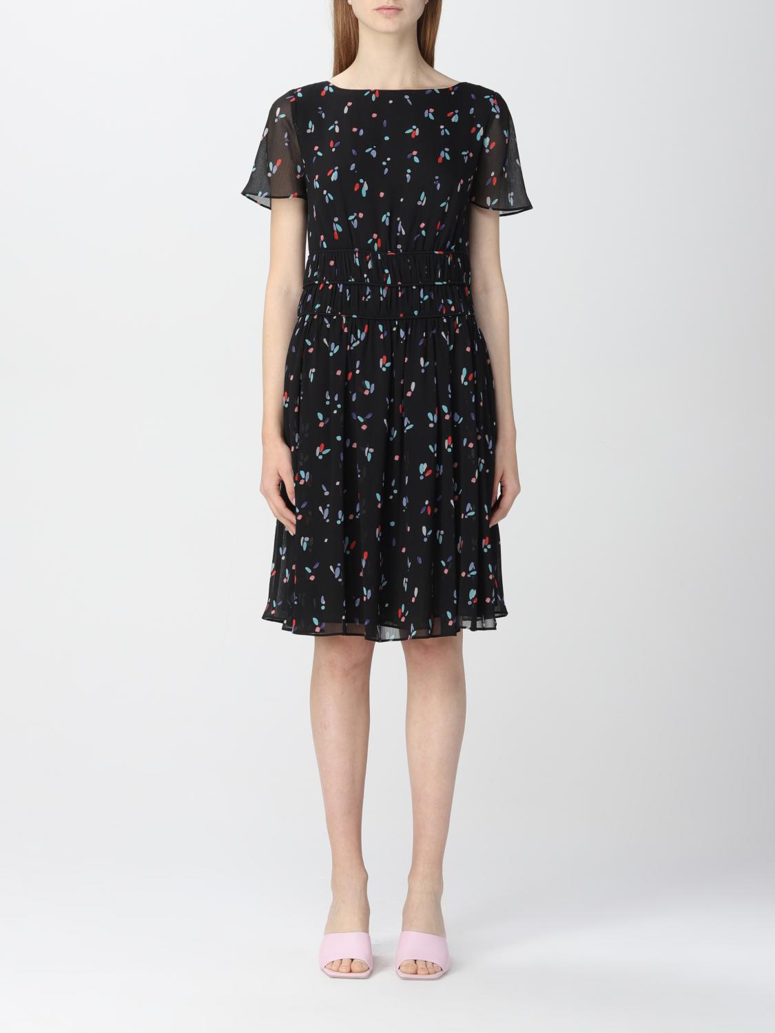 EMPORIO ARMANI: Abito donna - Nero | Abito Emporio Armani INA1ATI9926  GIGLIO.COM