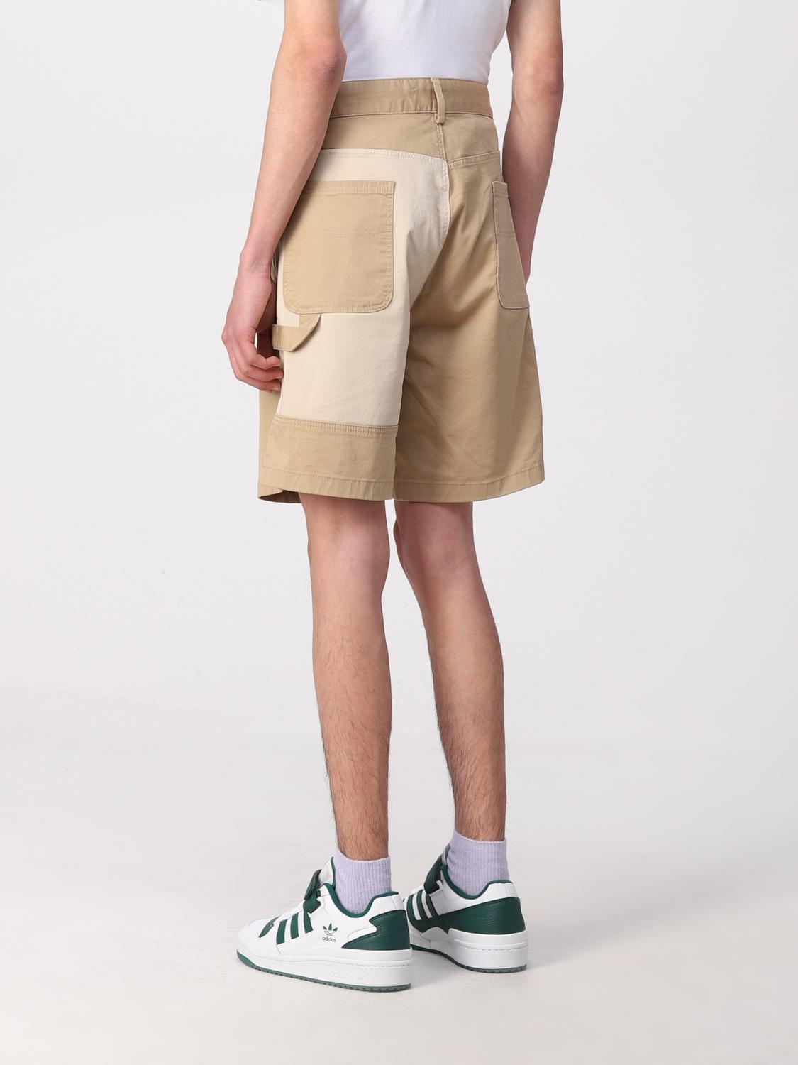 LACOSTE: Bermuda con patch coccodrillo - Marrone | Pantaloncino Lacoste  FH7602 GIGLIO.COM