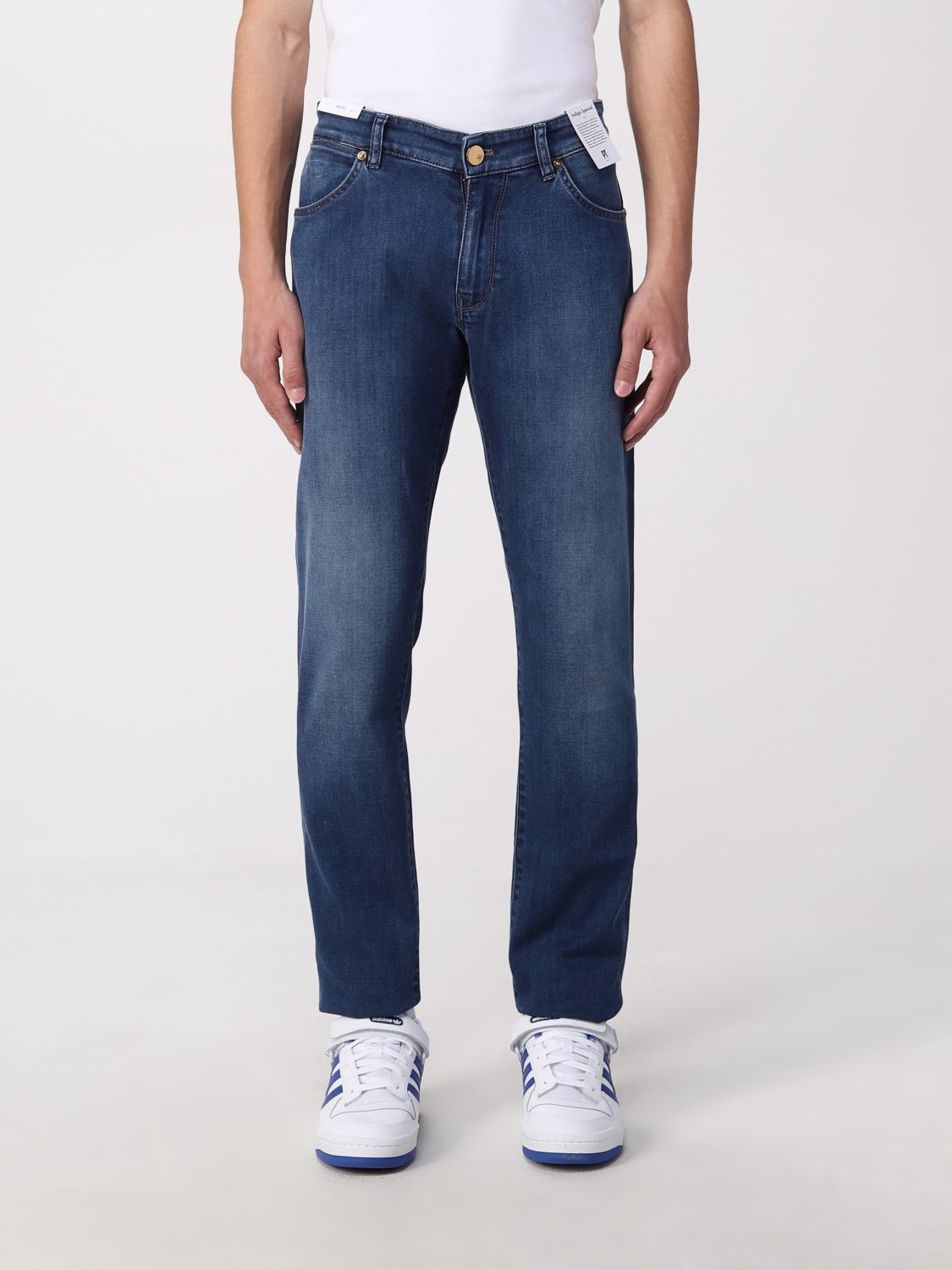 PT TORINO: Pt jeans in washed denim - Blue | Pt Torino jeans ...