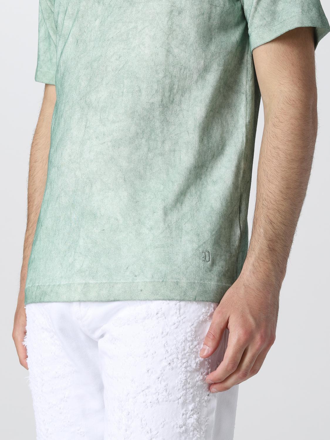 DONDUP: Maglia uomo - Verde | Maglia Dondup UT111M00699PTM GIGLIO.COM