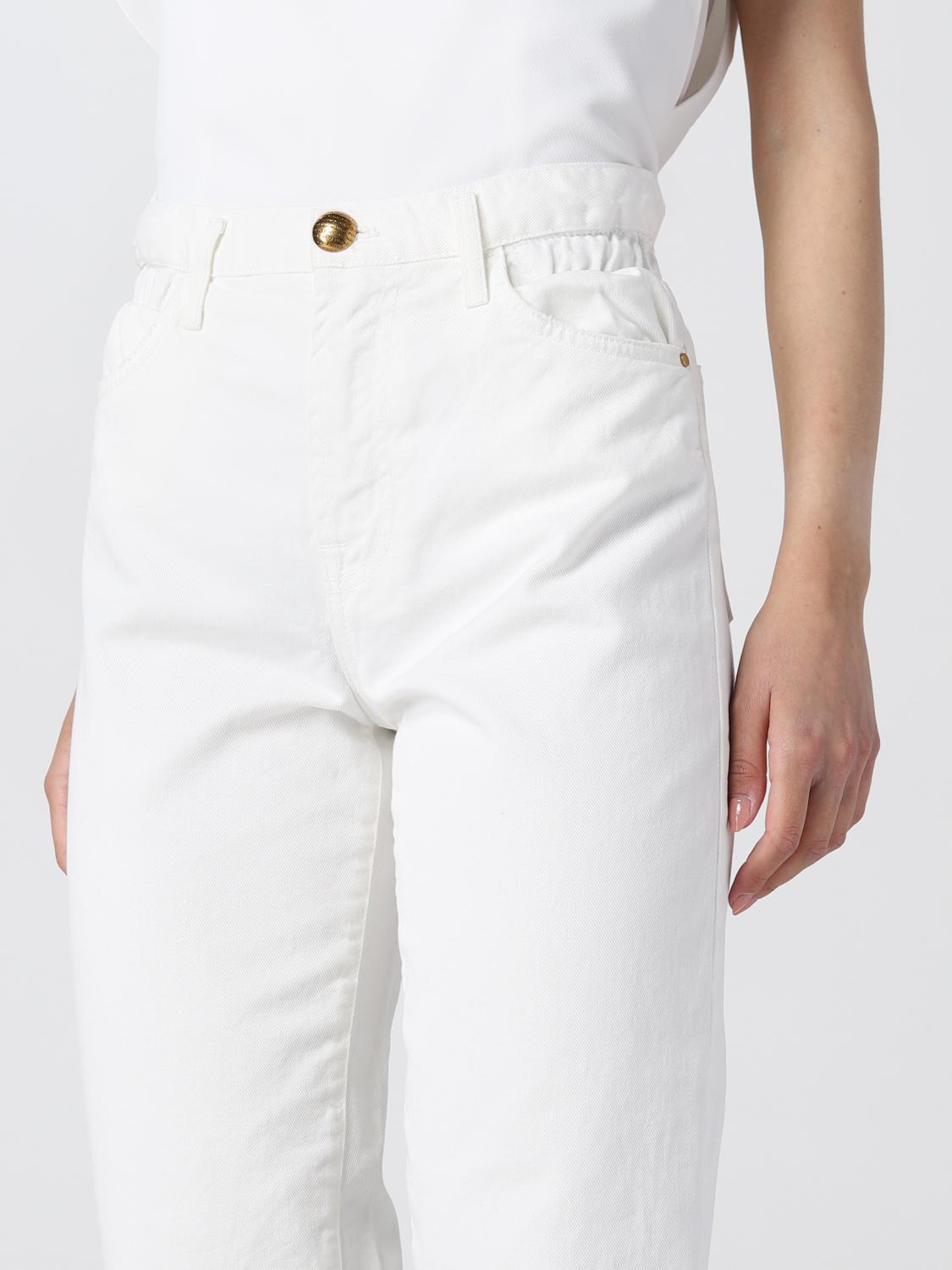 PINKO: Jeans donna - Bianco | Jeans Pinko 1J10LMY652 GIGLIO.COM