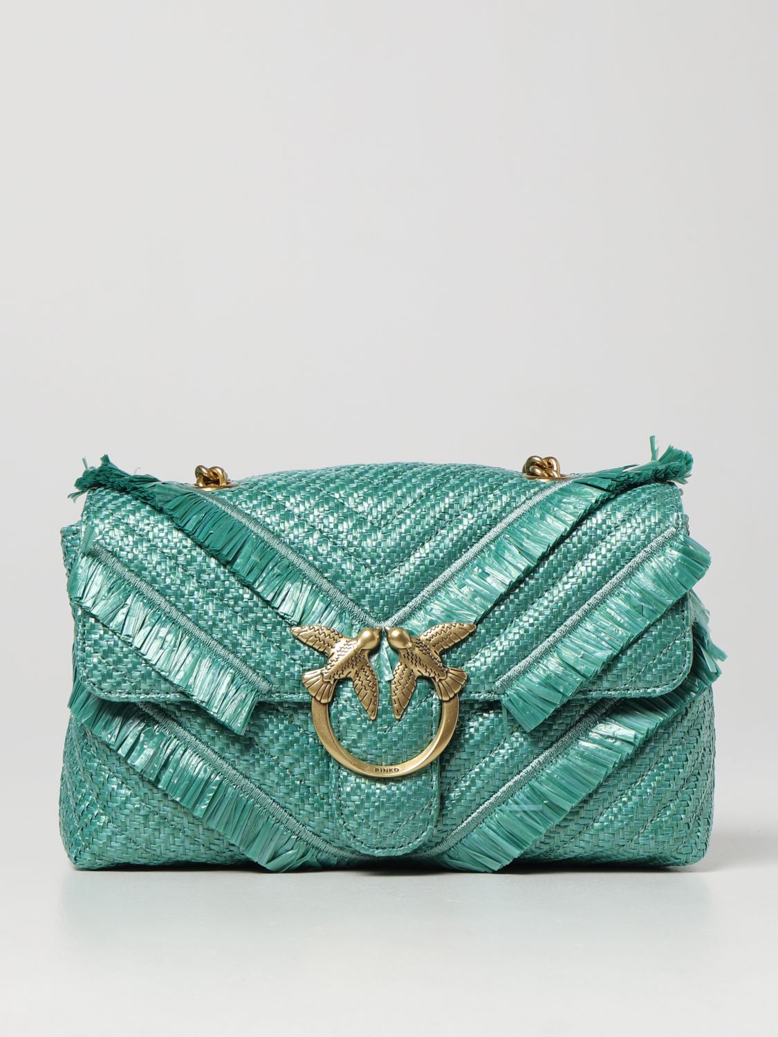 Cross body bags Pinko - Love Mini Soft Simply bag in mint green